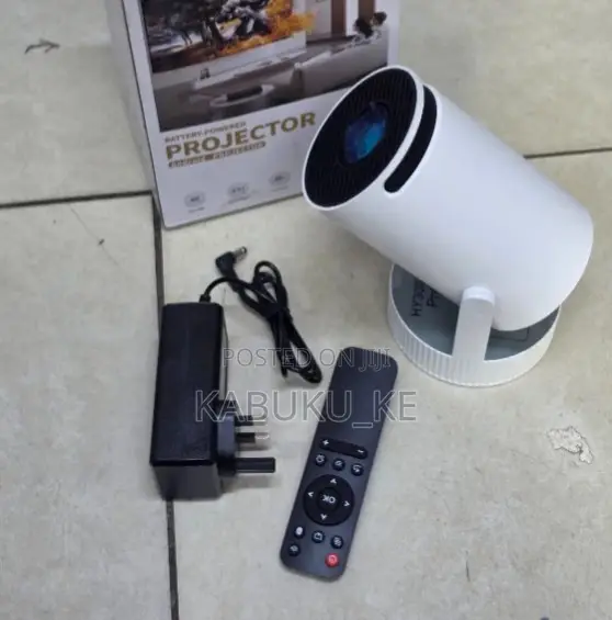 HY300 Pro Max Home Cinema Projector With Inbuilt Battery