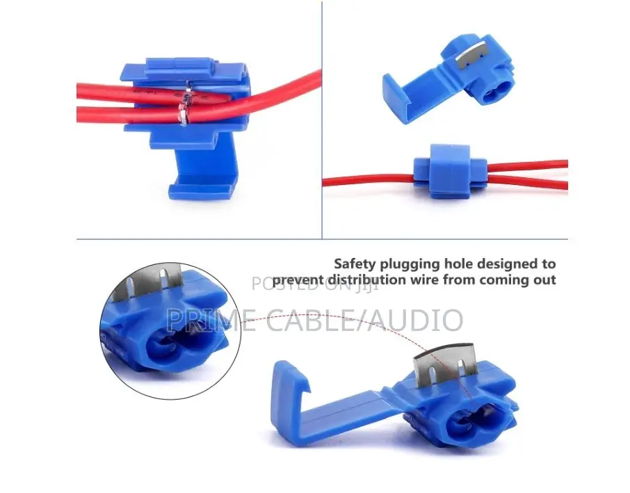 Quick Splice Snap Wire Connector 18–14 AWG | Wire Tap Connector