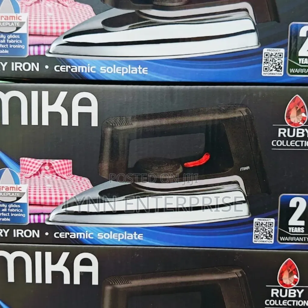 Mika Dry Iron Ceramic Soleplate 