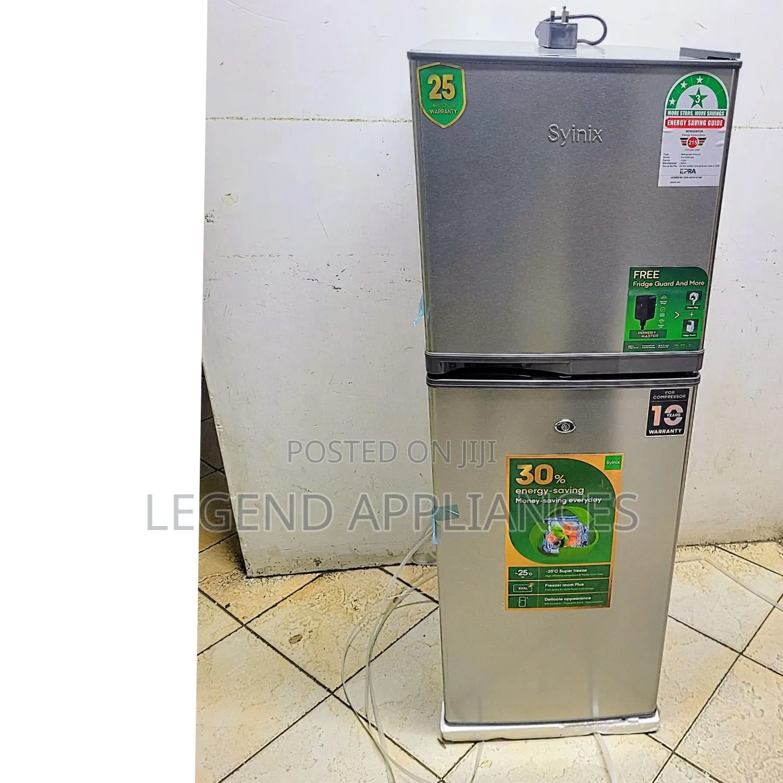 Synix Refrigerator 2 Doors