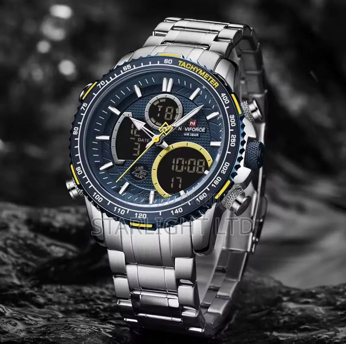 Naviforce Dual Time Gents Watch #NF9237