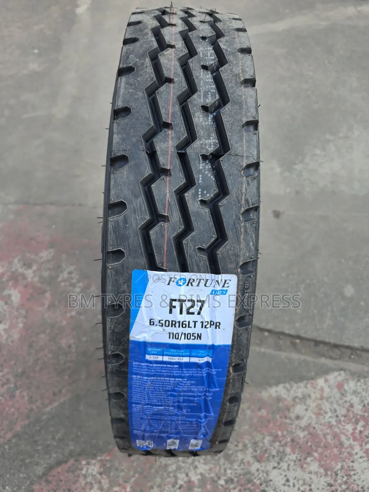 650 R16 Fortune Tires (All Terrain)