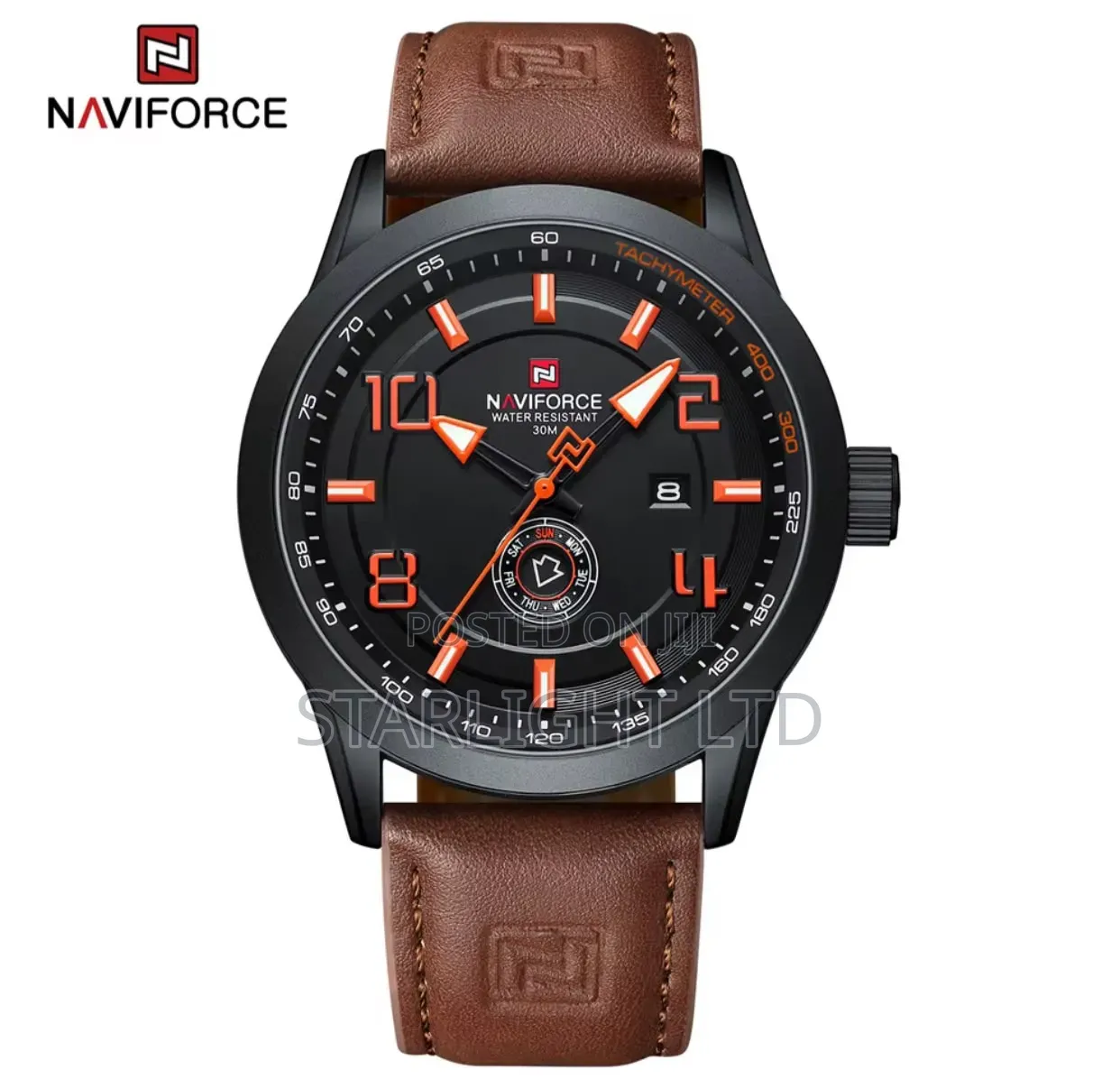 ClareNAVIFORCE NF9229 Sport Quartz Men's Leather Watch