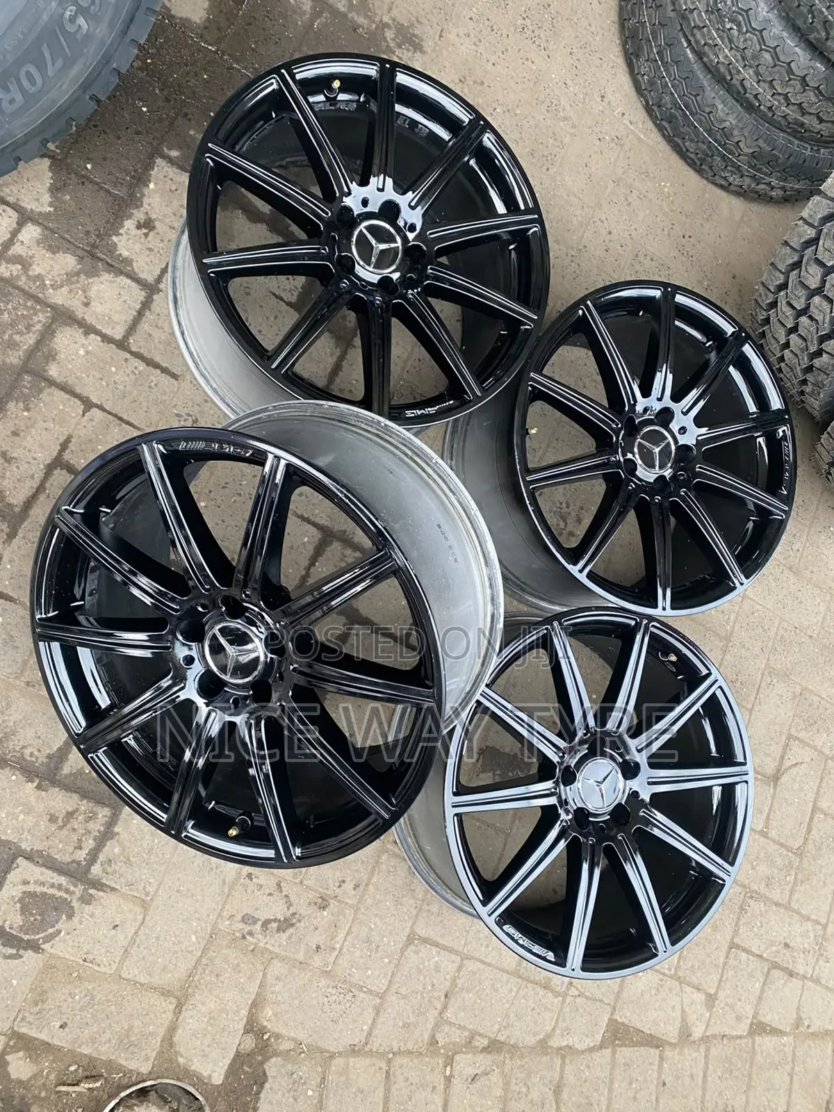 Rim Size 19 Mercedes Stragered