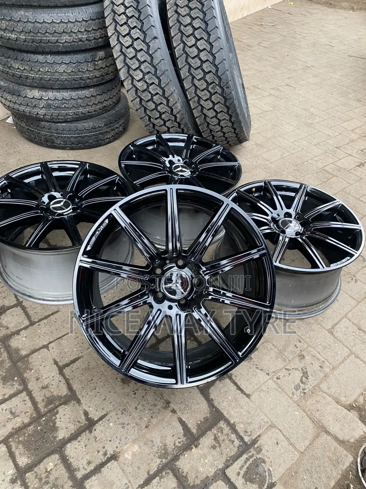 Rim Size 19 Mercedes Stragered