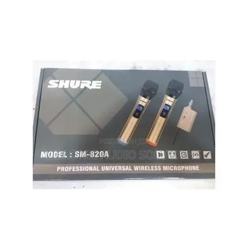 Shure SM-820A Professionl Wireless Microphon