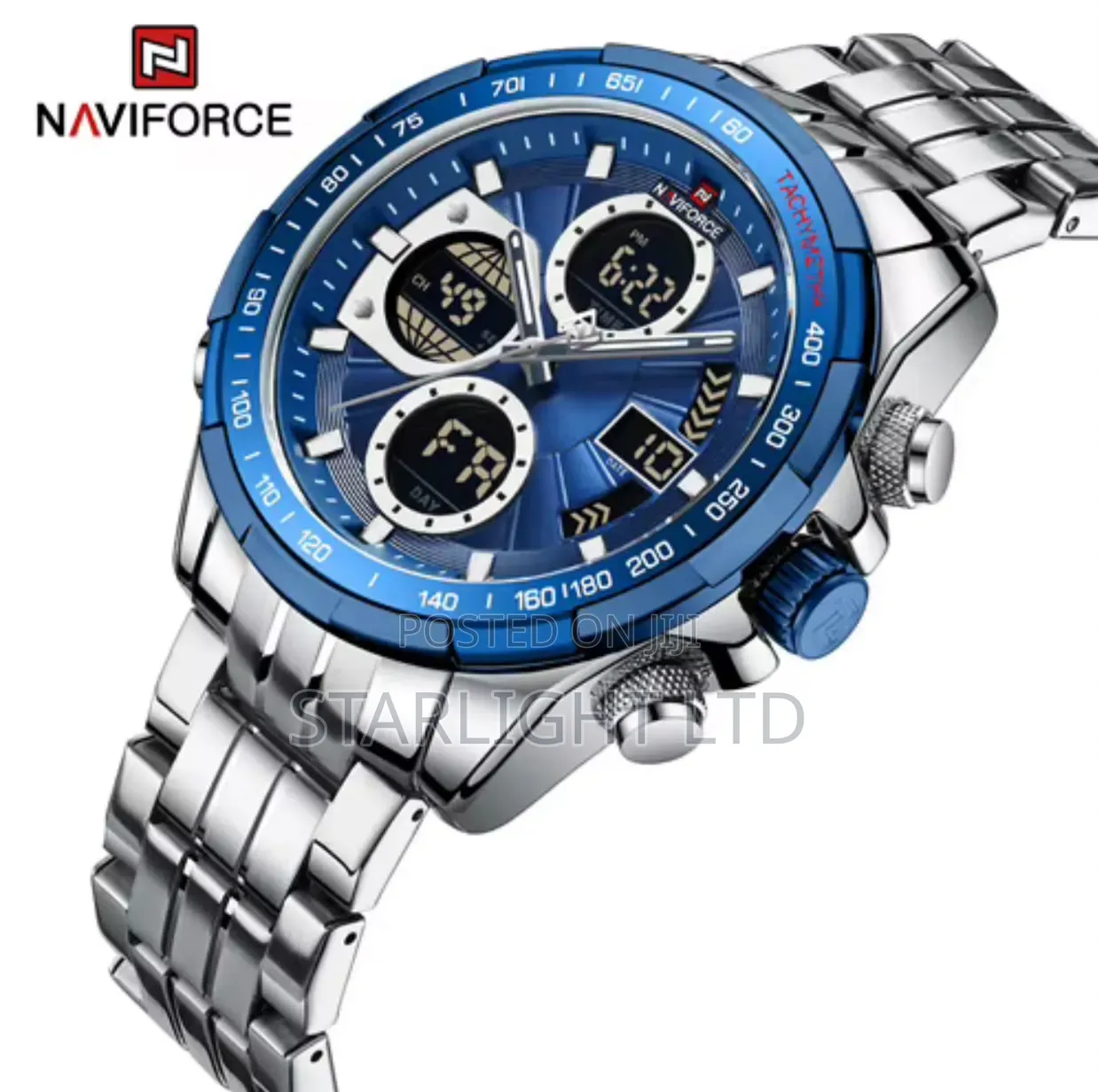 NAVIFORCE NF9197S Multi-Functional Heavy Duty Male Wristwatch