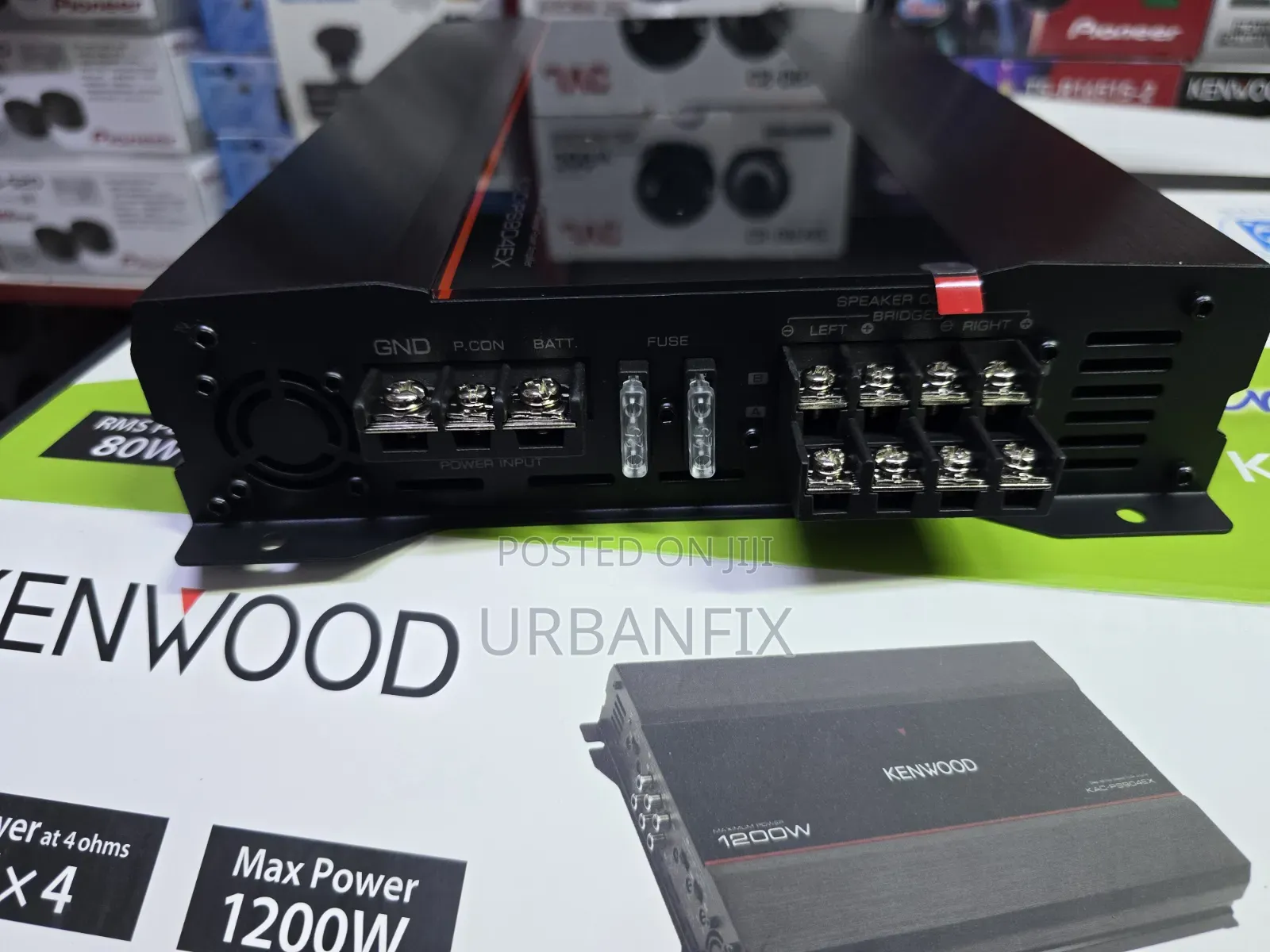 Kenwood 4 Channel 1200watts KAC-PS904EX Bridgeable Amplifier