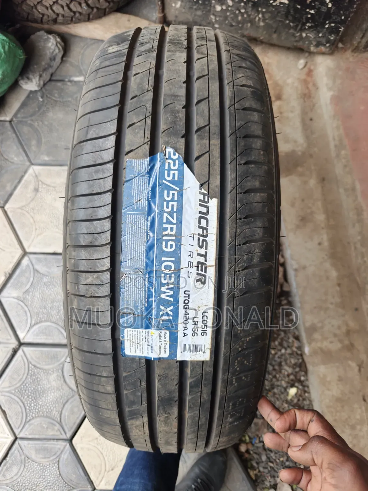 225/55r19 Lancaster Tyre Made in Thailand