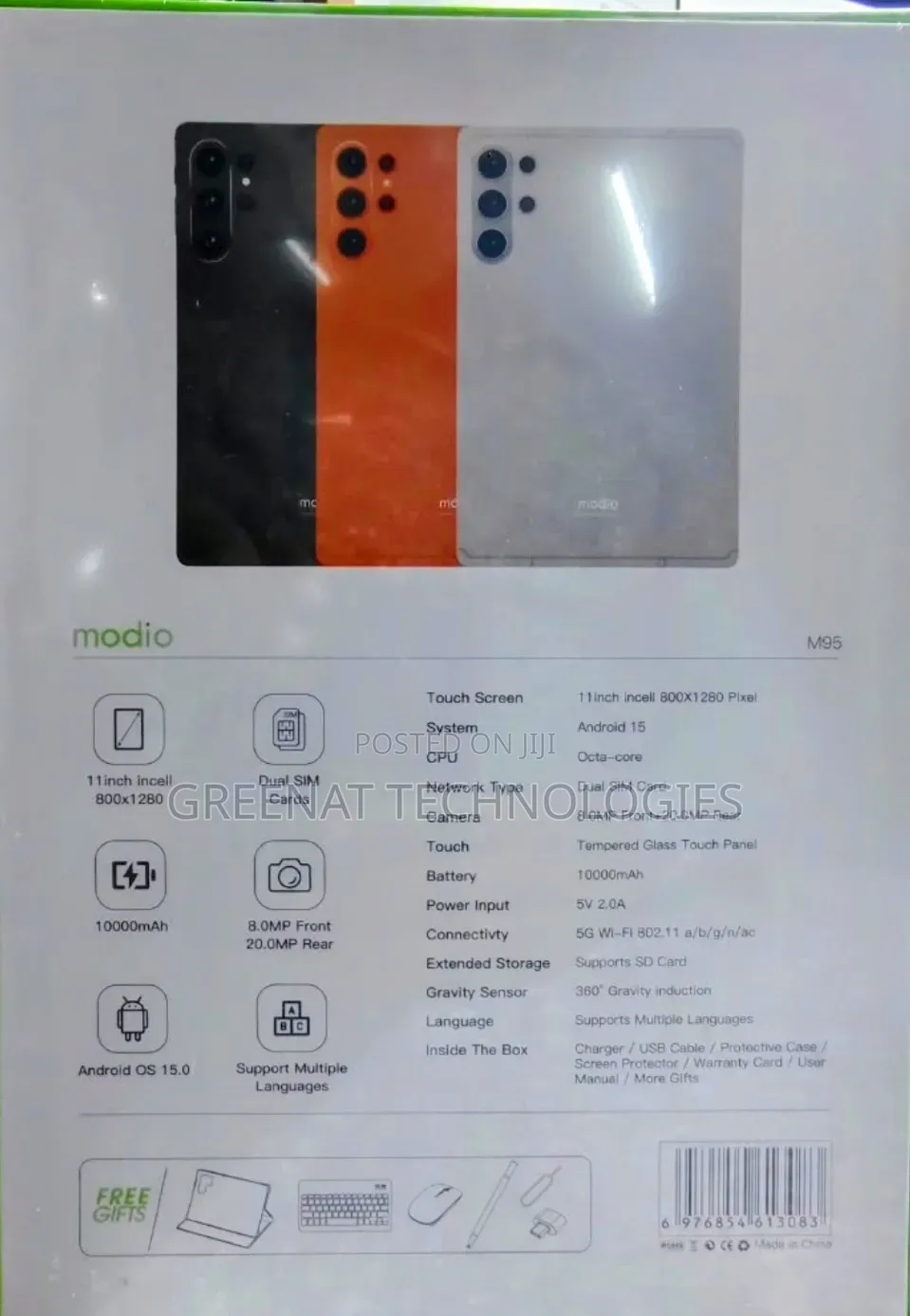 New Modio M96 512 GB Gray