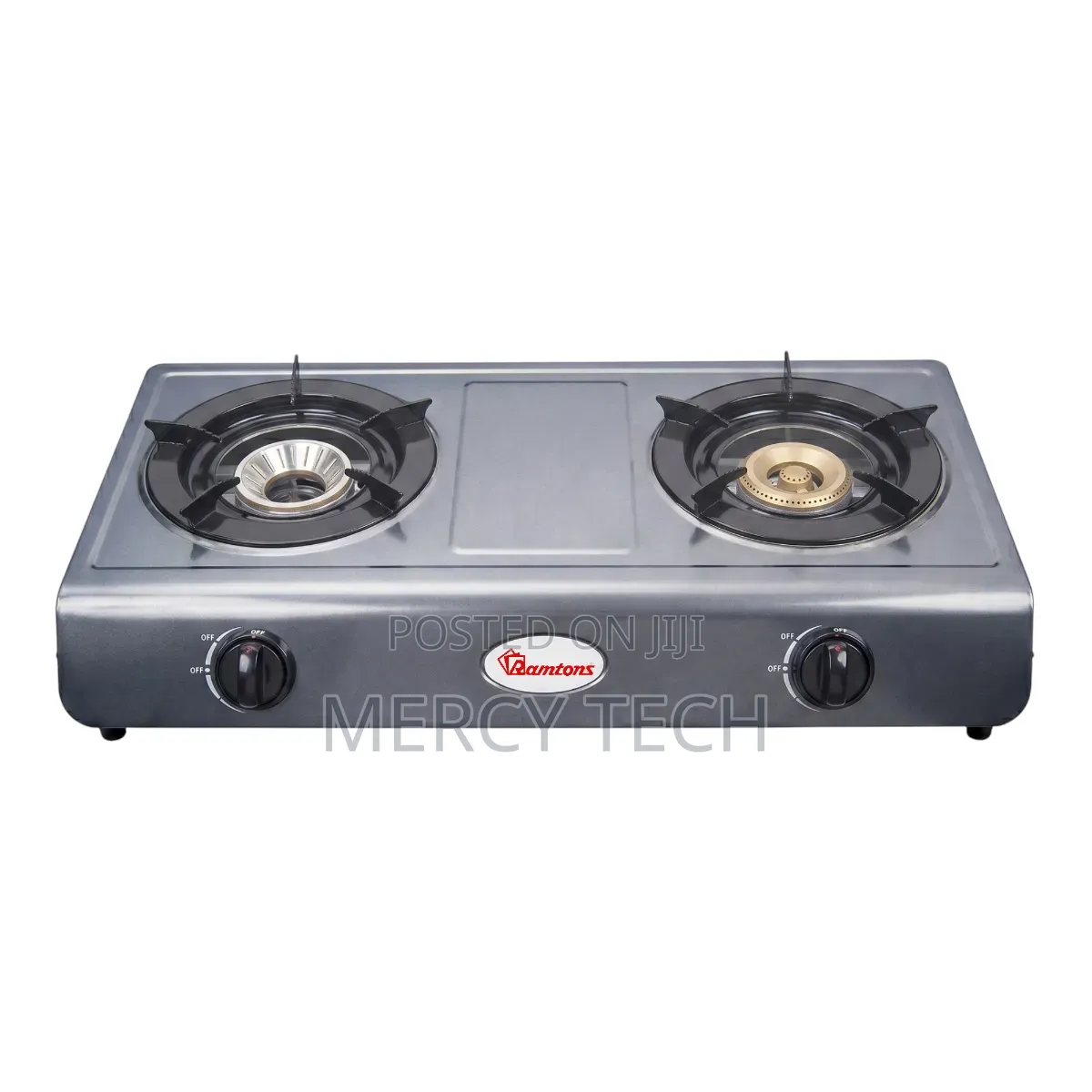 Ramtons RG/501 2-Burner Gas Cooker (Teflon)