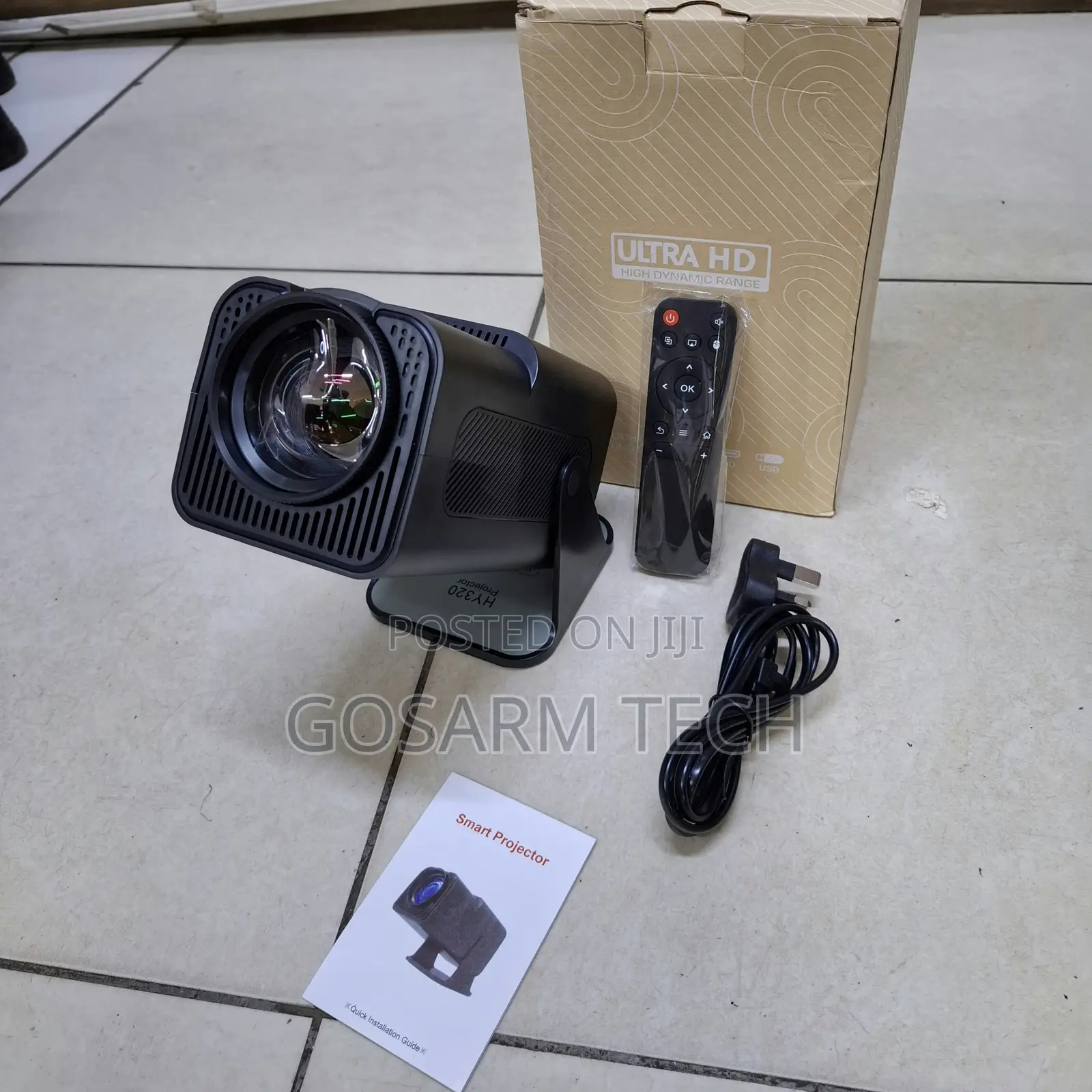 Hy320 Projectors for Entertainment Purposes With Remote