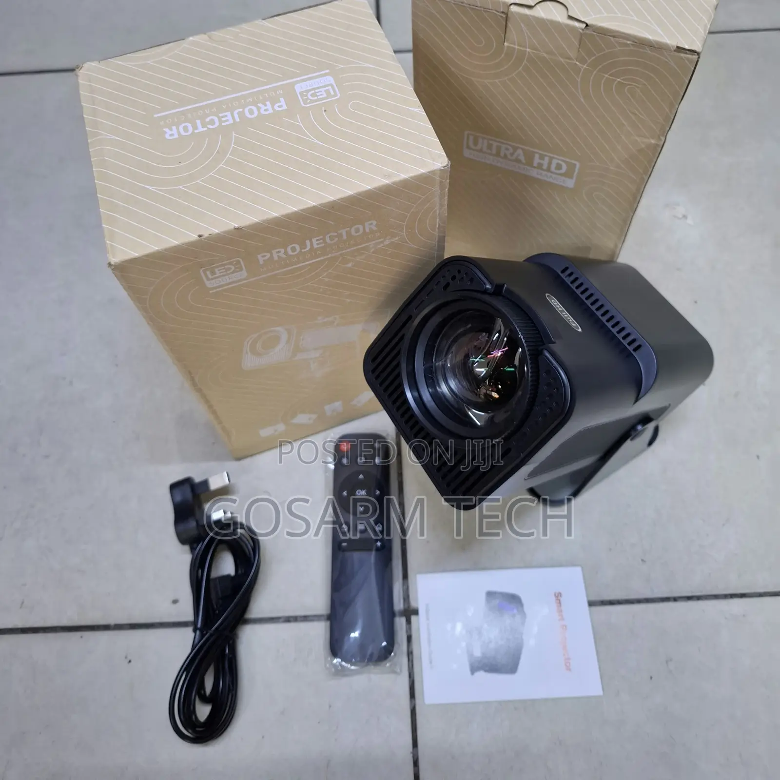 Hy320 Smart Projector – 1080p, Android 13, Supports Bluetooth