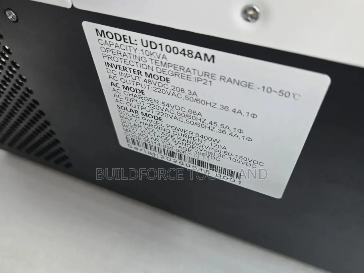 Solar Nyumbani UD10048AM 10KVA Low Frequency Hybrid Inverter