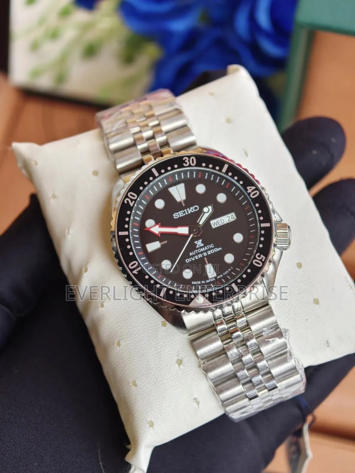 Luminous Seiko Prospex Watch
