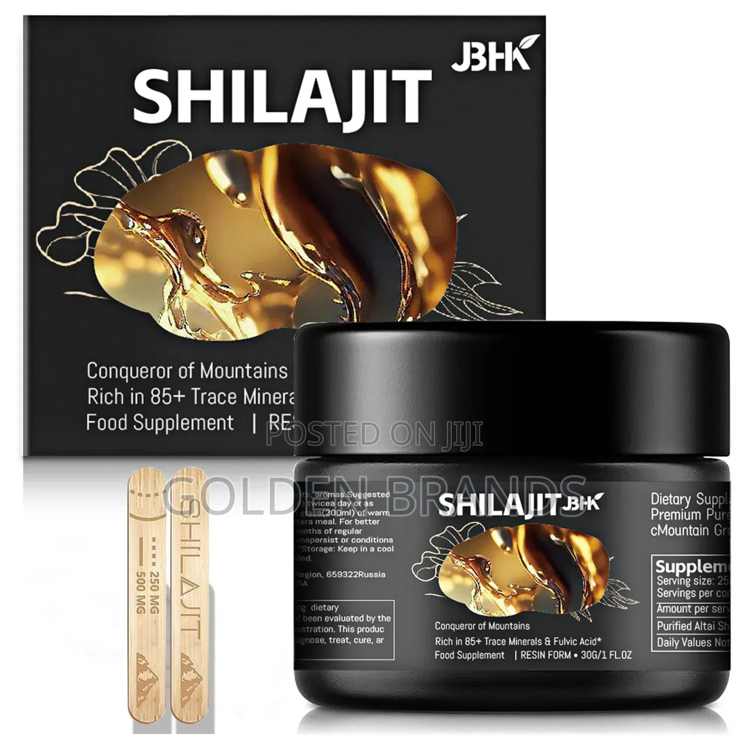 Pure Organic Shilajit 100% With 85+ Trace Minerals Fulvic Acid