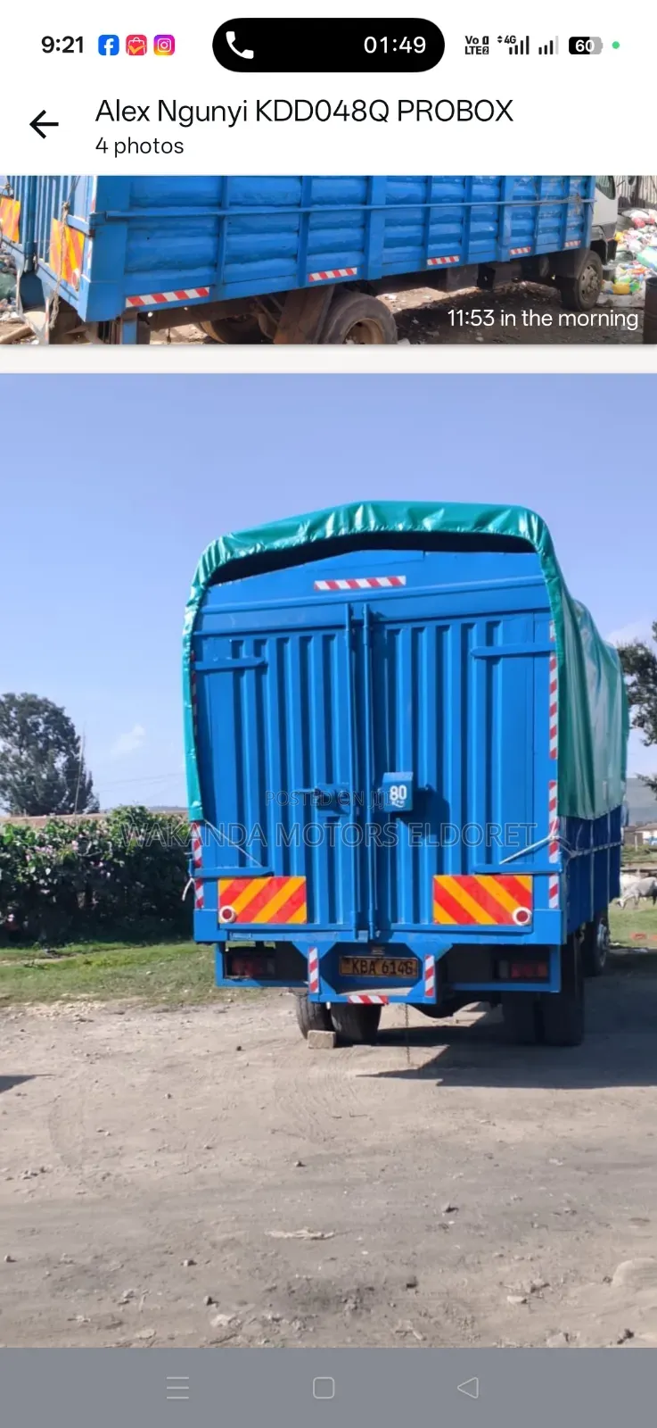 Mitsubishi Canter 2008 Blue