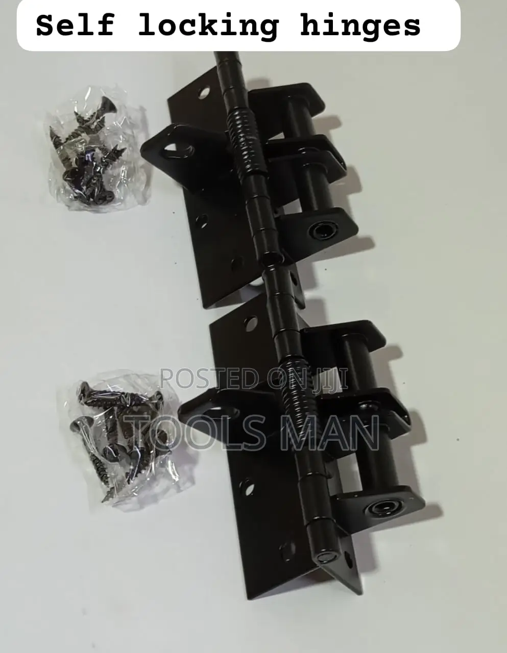 Heavy Duty 2Pcs Spring Loaded Self Closing Door Hinges