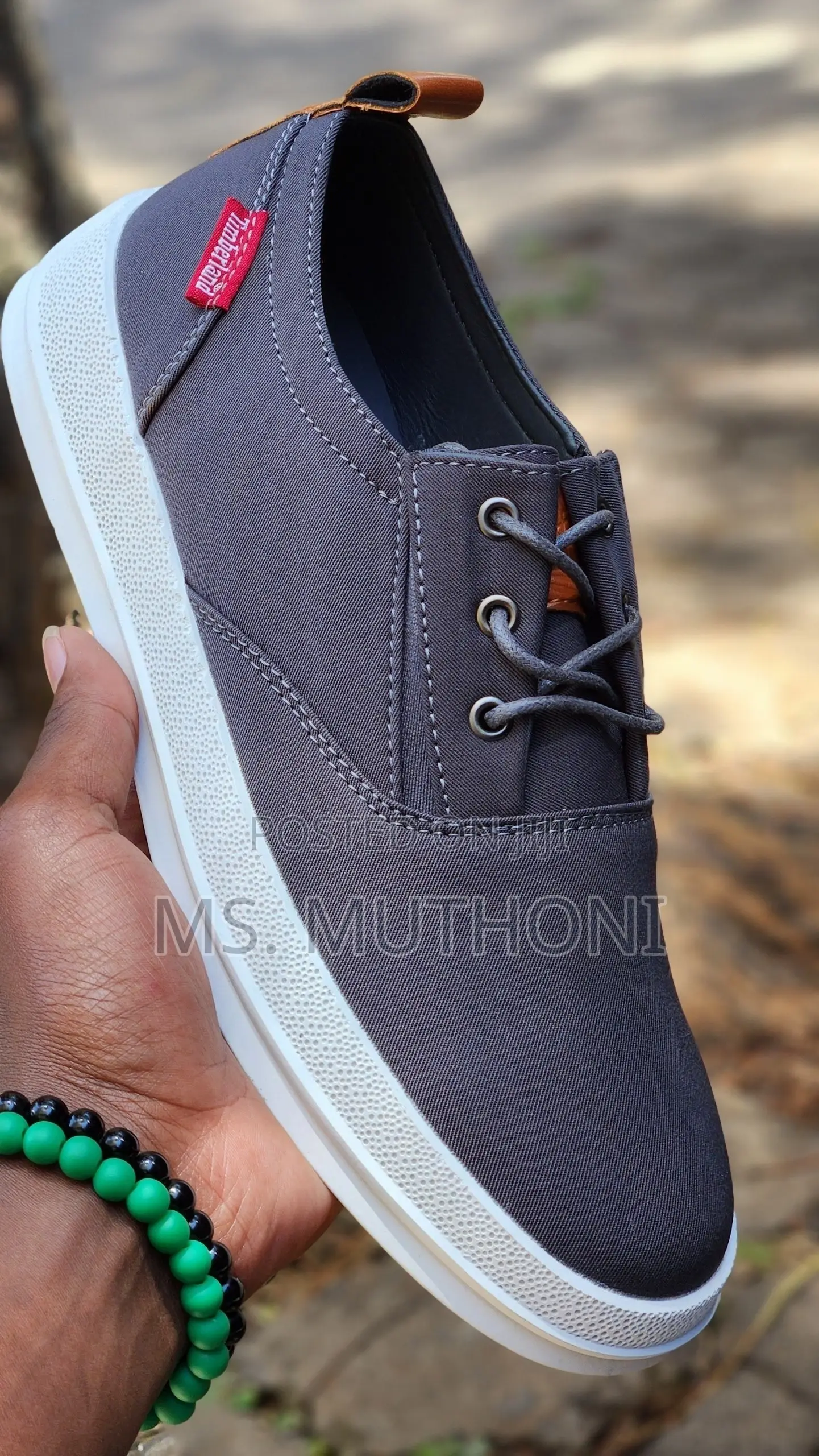New Canvas Lace-Up Timberland Sneakers Size 40-45