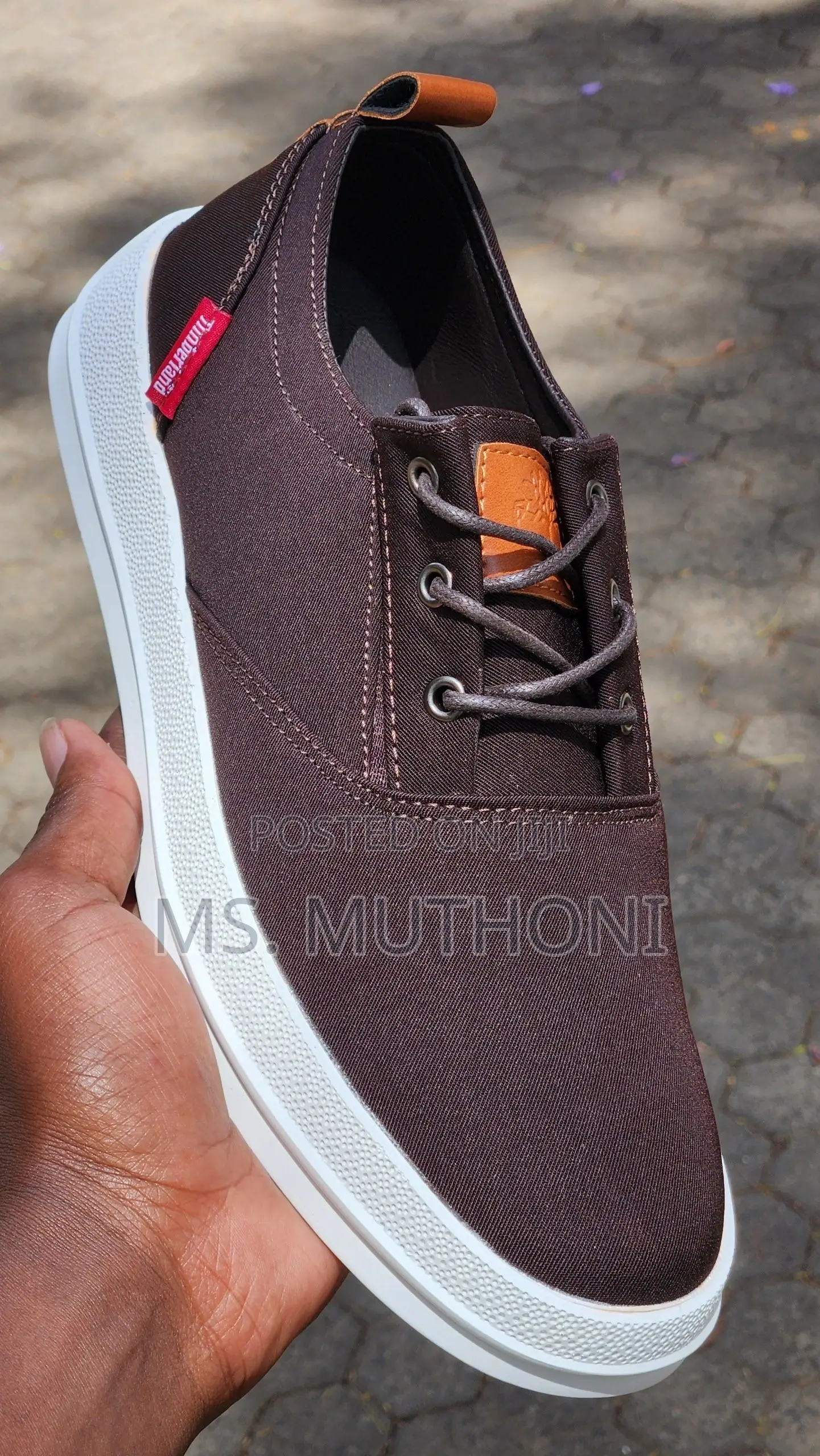 New Canvas Lace-Up Timberland Sneakers Size 40-45
