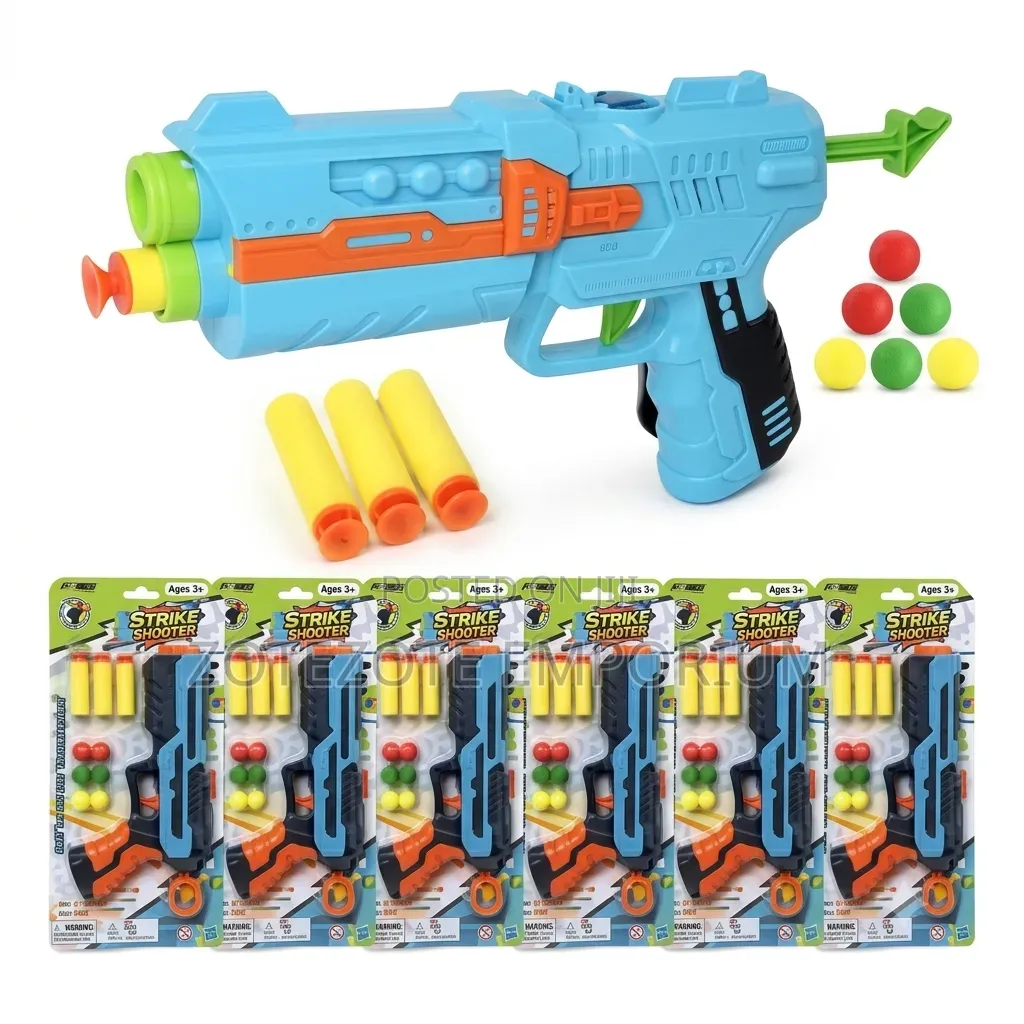 Kids Soft Bullet Toy Gun Set