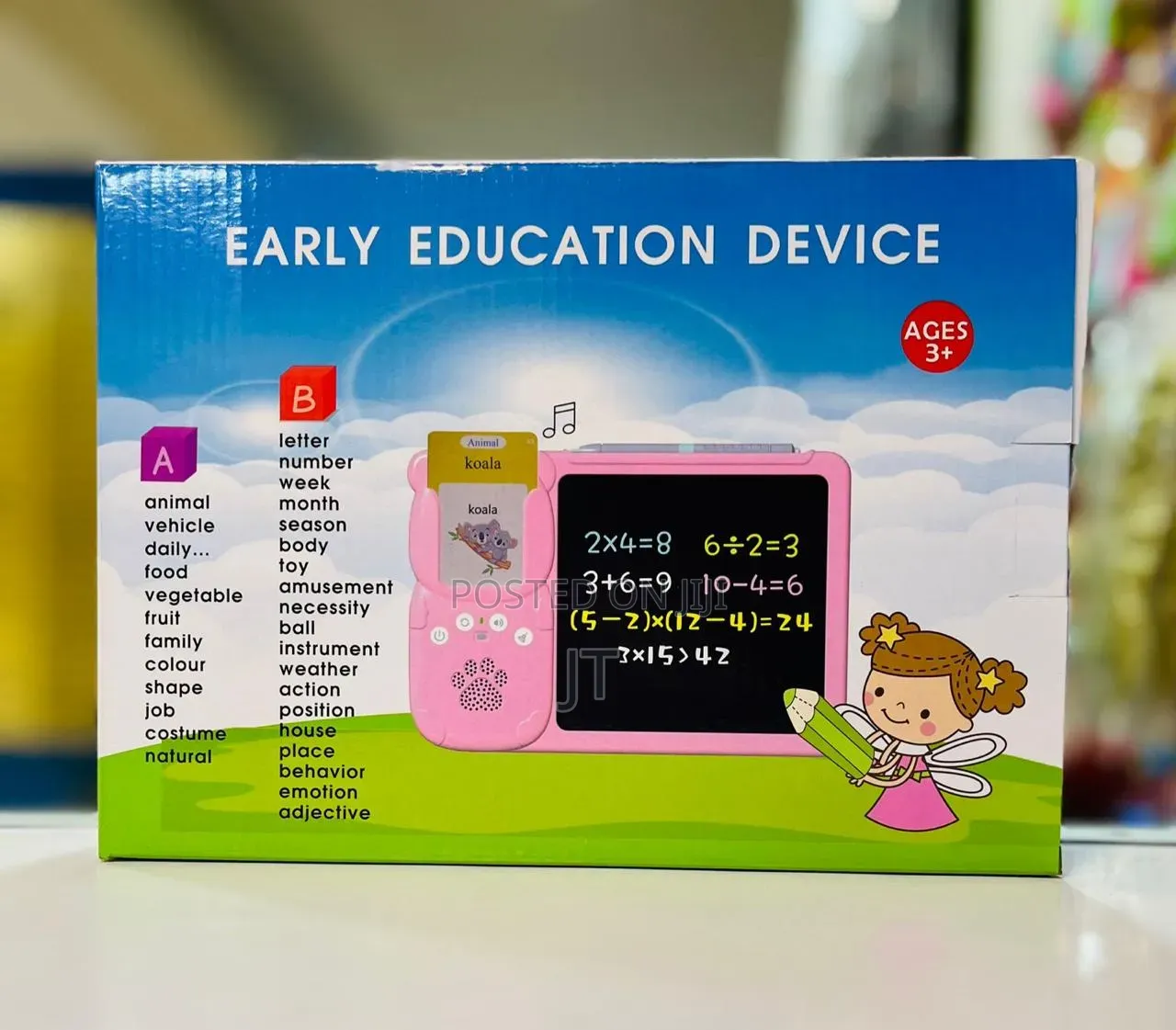 Early Education Device Designed for Children Aged 3+