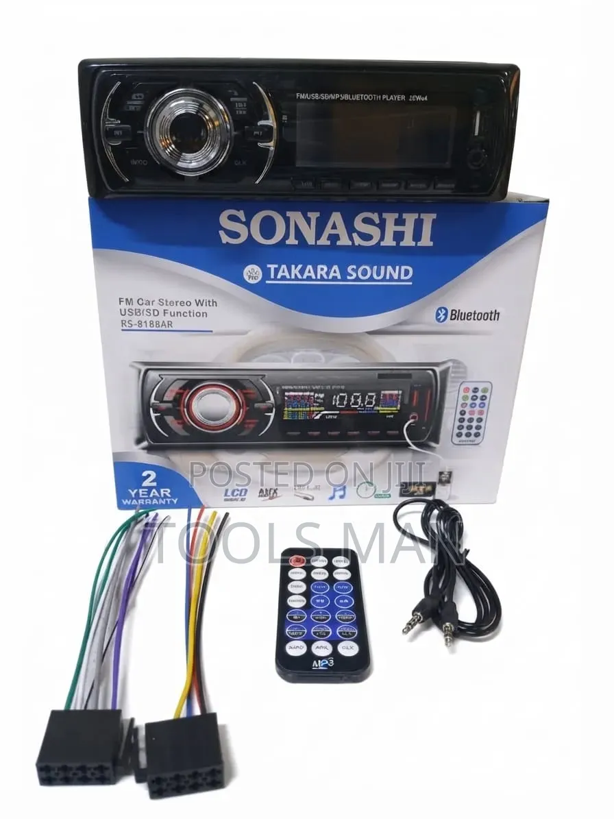 Sonashi RS-8188AR Bluetooth Car Stereo Radio.