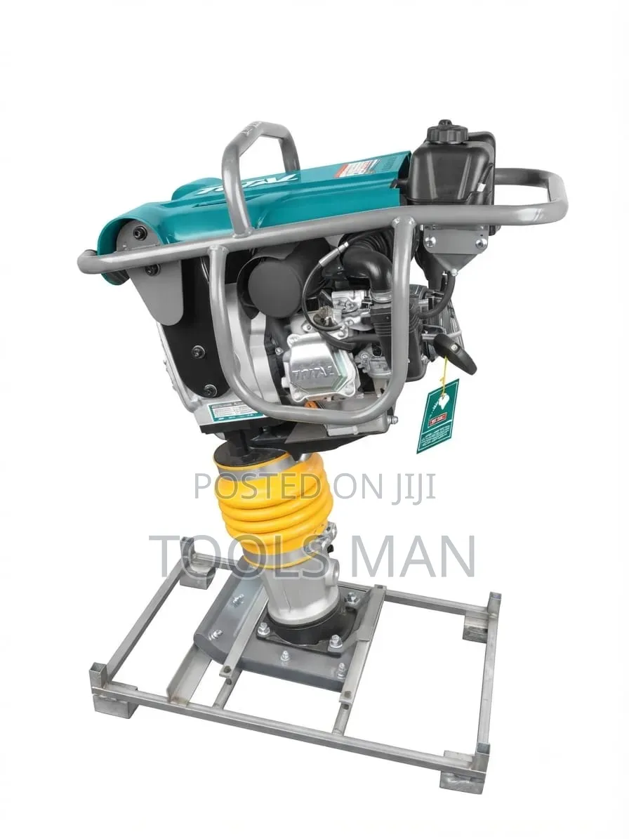 Gasoline Tamping Rammer Total 4800W 6.5HP 79kg.