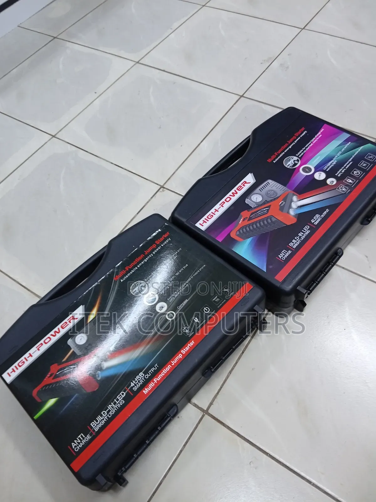 Portable Car Jump Starter Kit for Emergency Roadside Support