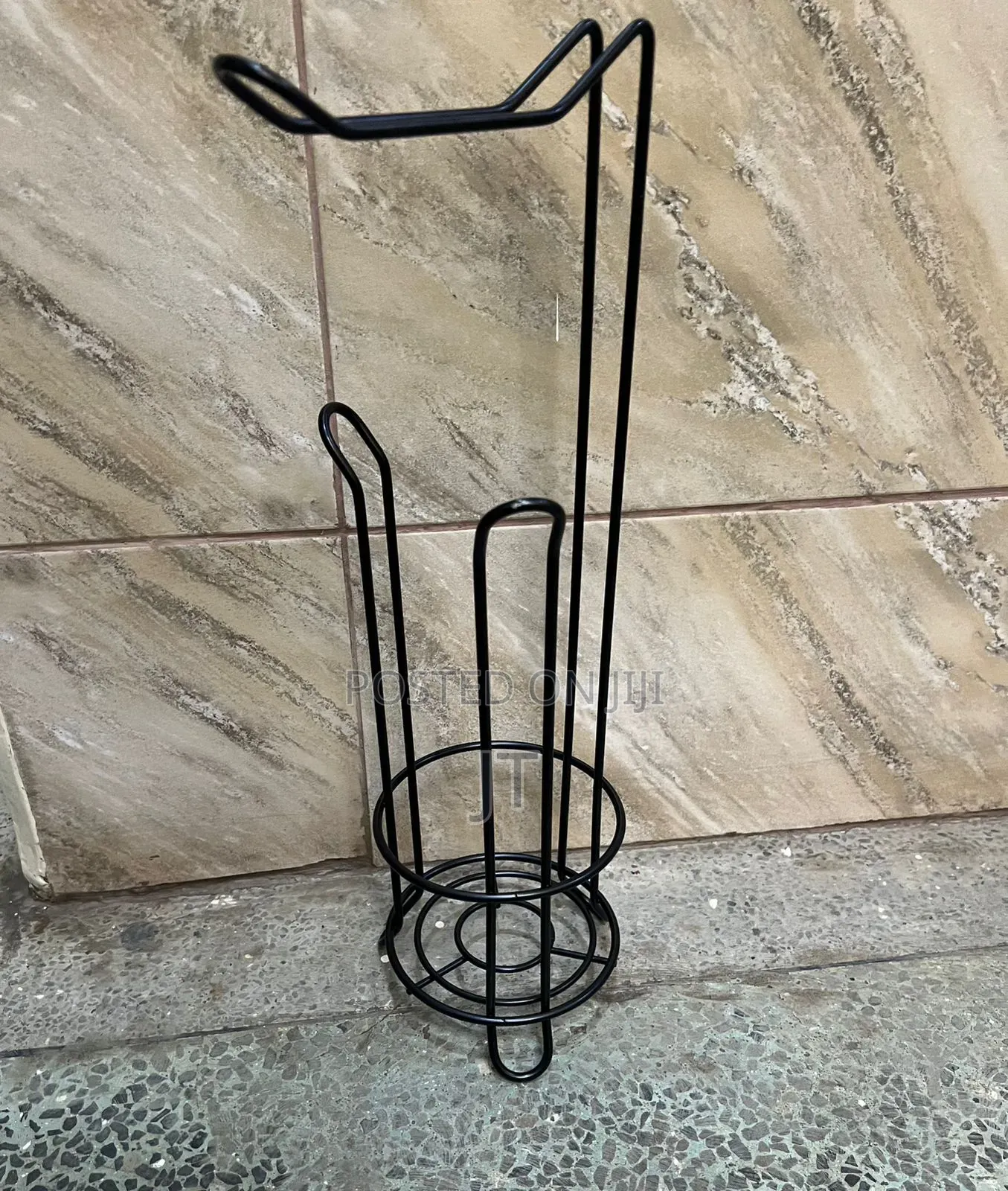 Metallic Toilet Tissue Holder
