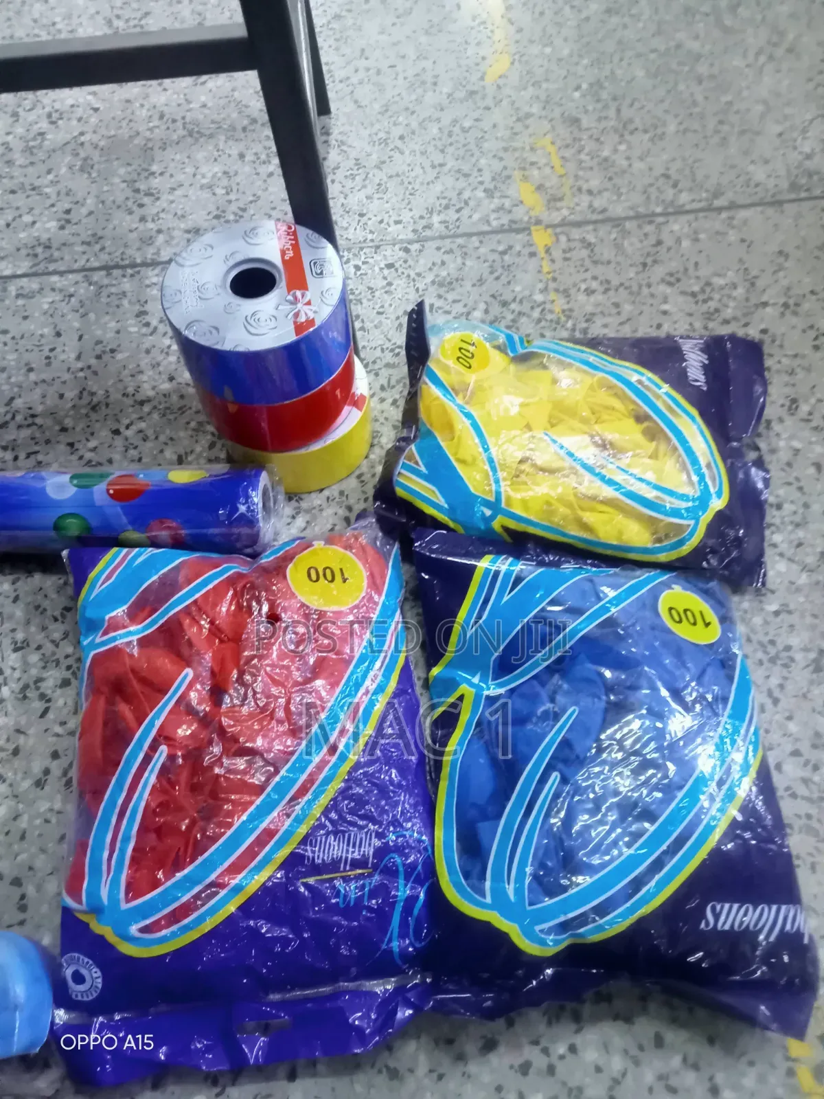 Combo Set for Balloons Ribbon and Pump