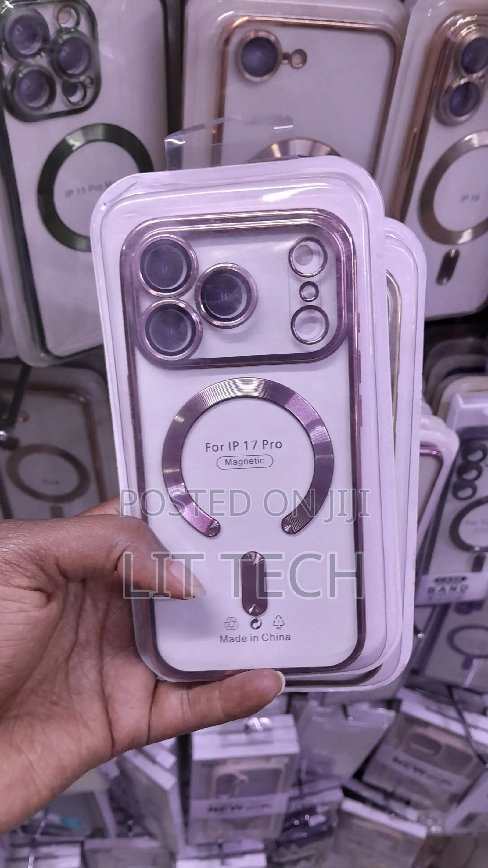Rose Gold Back Case for iPhone 17 Pro