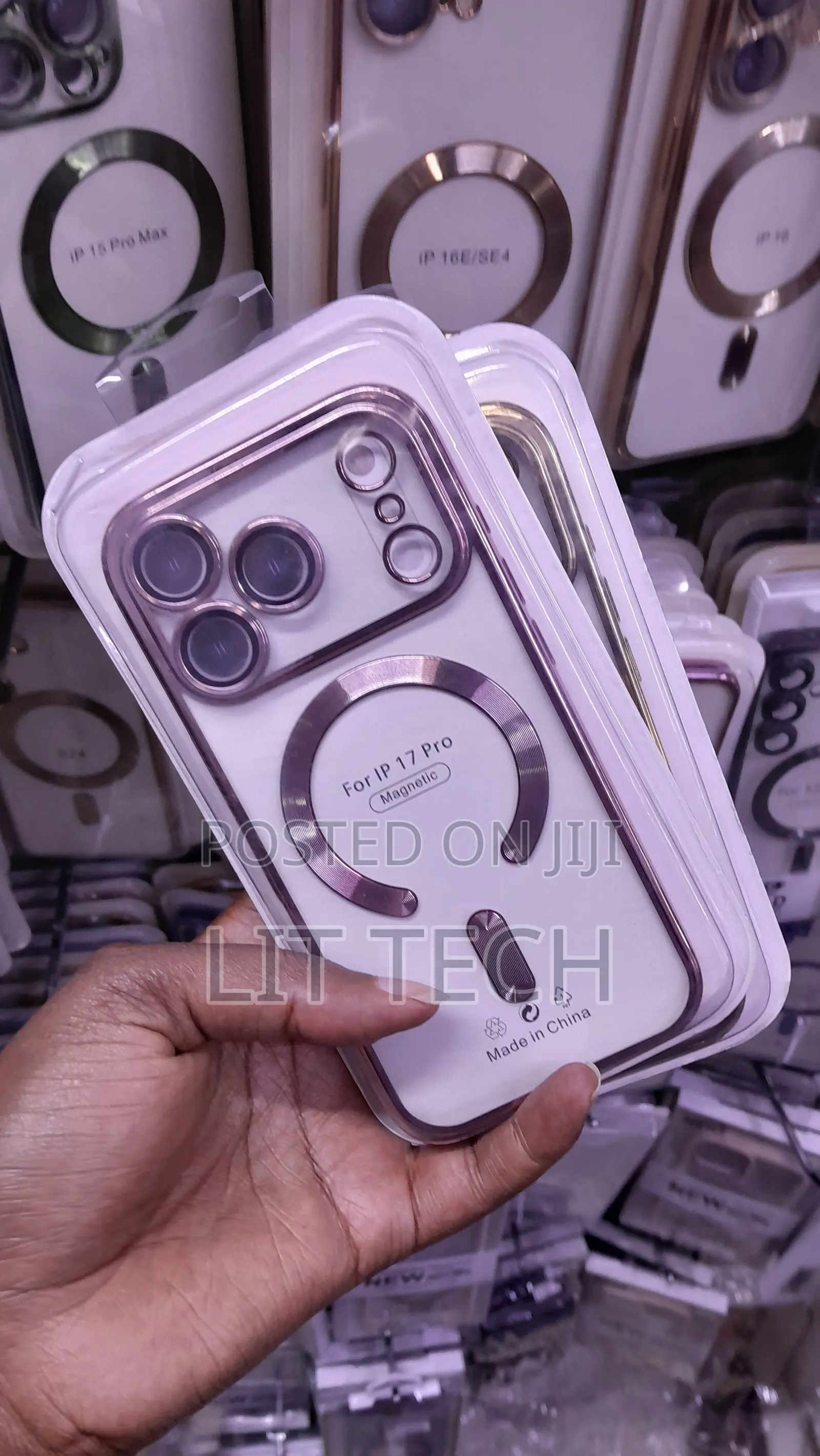 Rose Gold Back Case for iPhone 17 Pro
