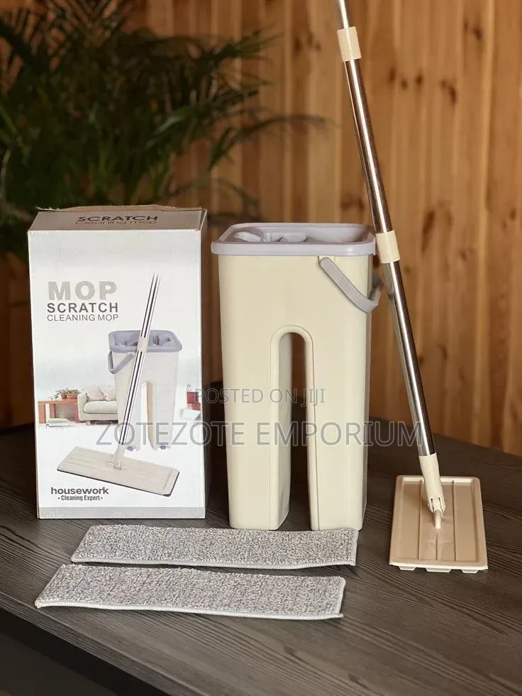 Magic Mop + Bucket With Extra Top Cloth