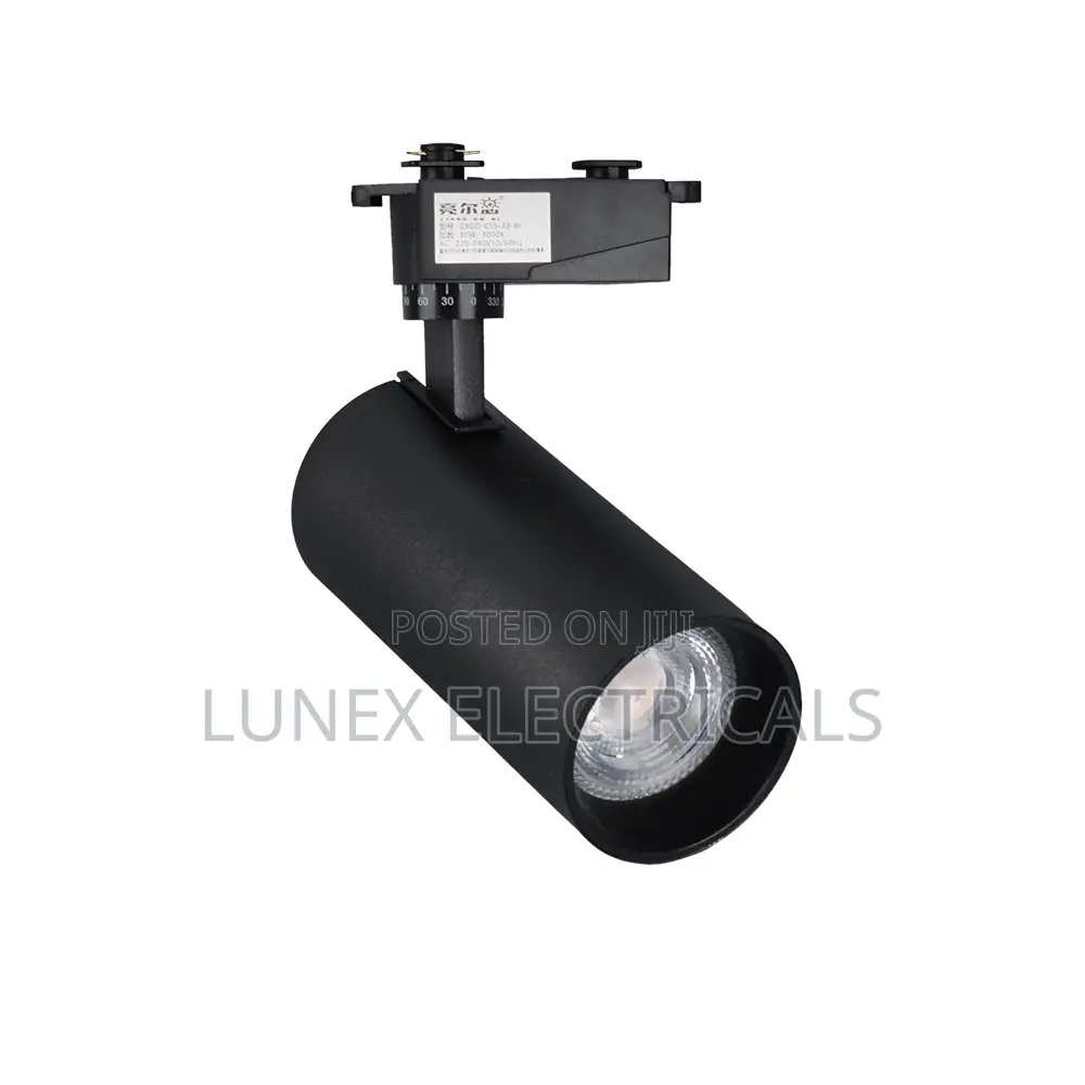 30W Commercial Shop Indoor Black Clothing Shop Ceiling Track Lighting