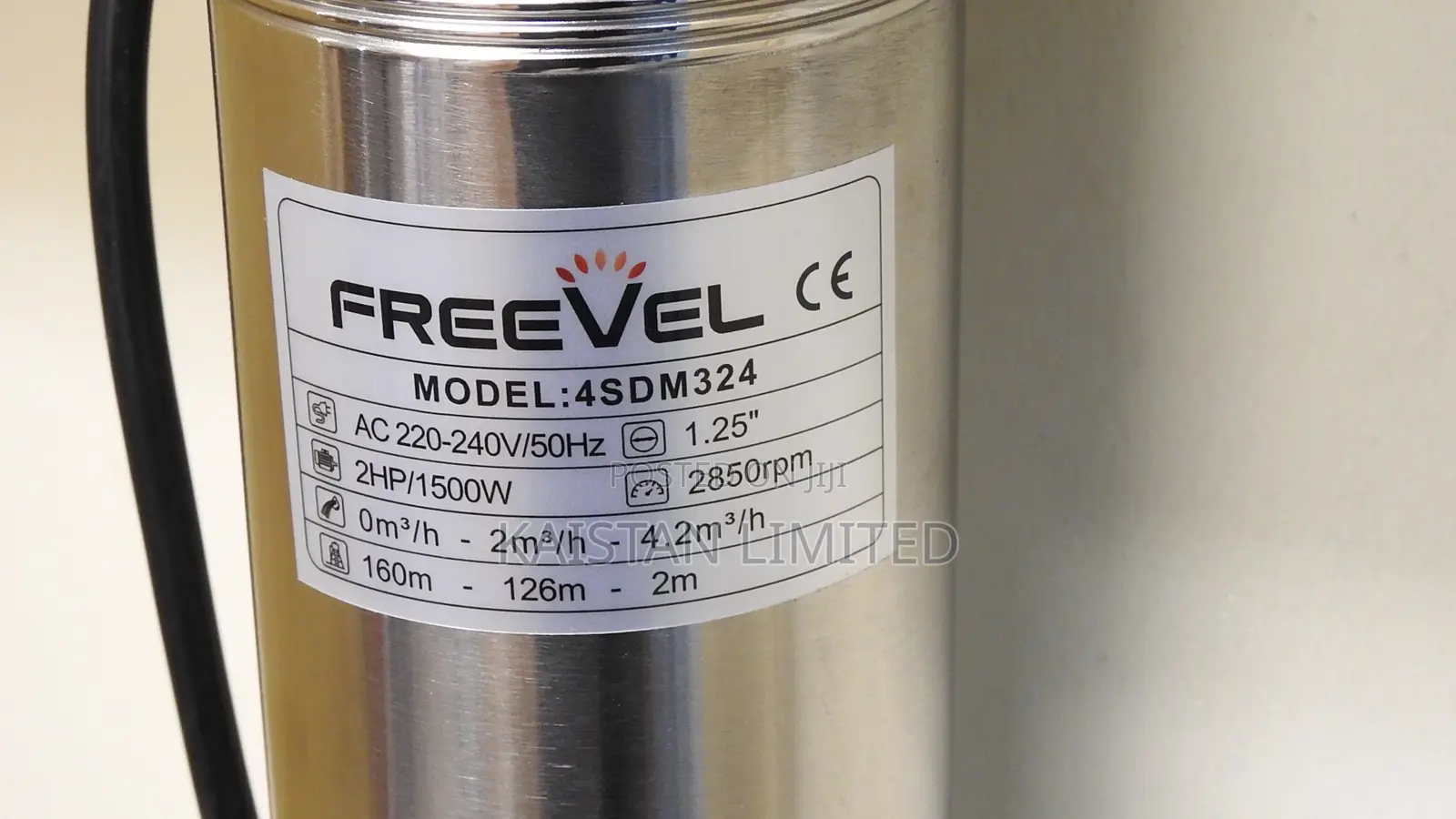 Freevel 2HP High Lift Submersible Water Pump 160M