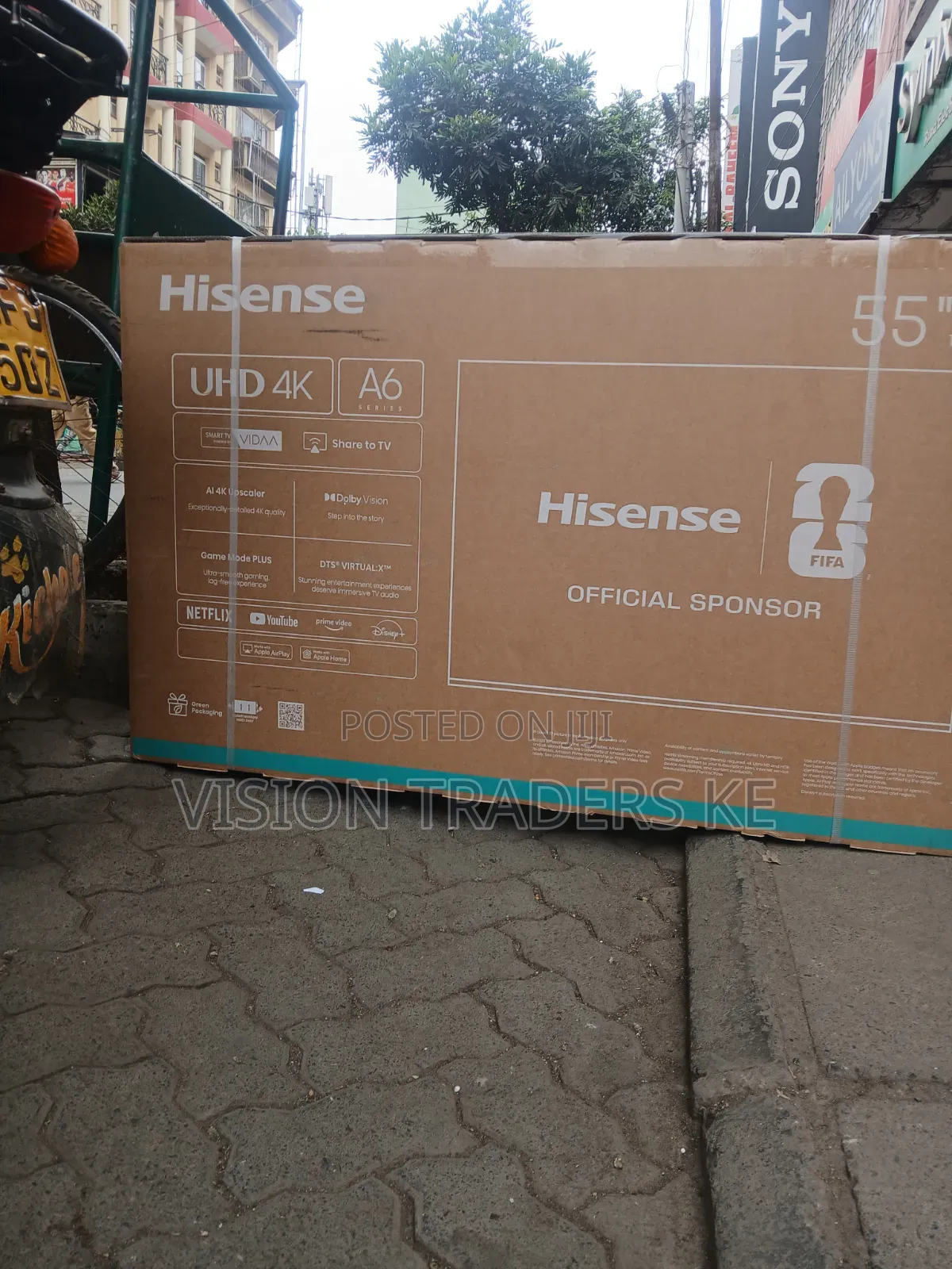 Hisense 55A6QKEN 55 Inches Smart UHD Frameless (2YRs WRTY)