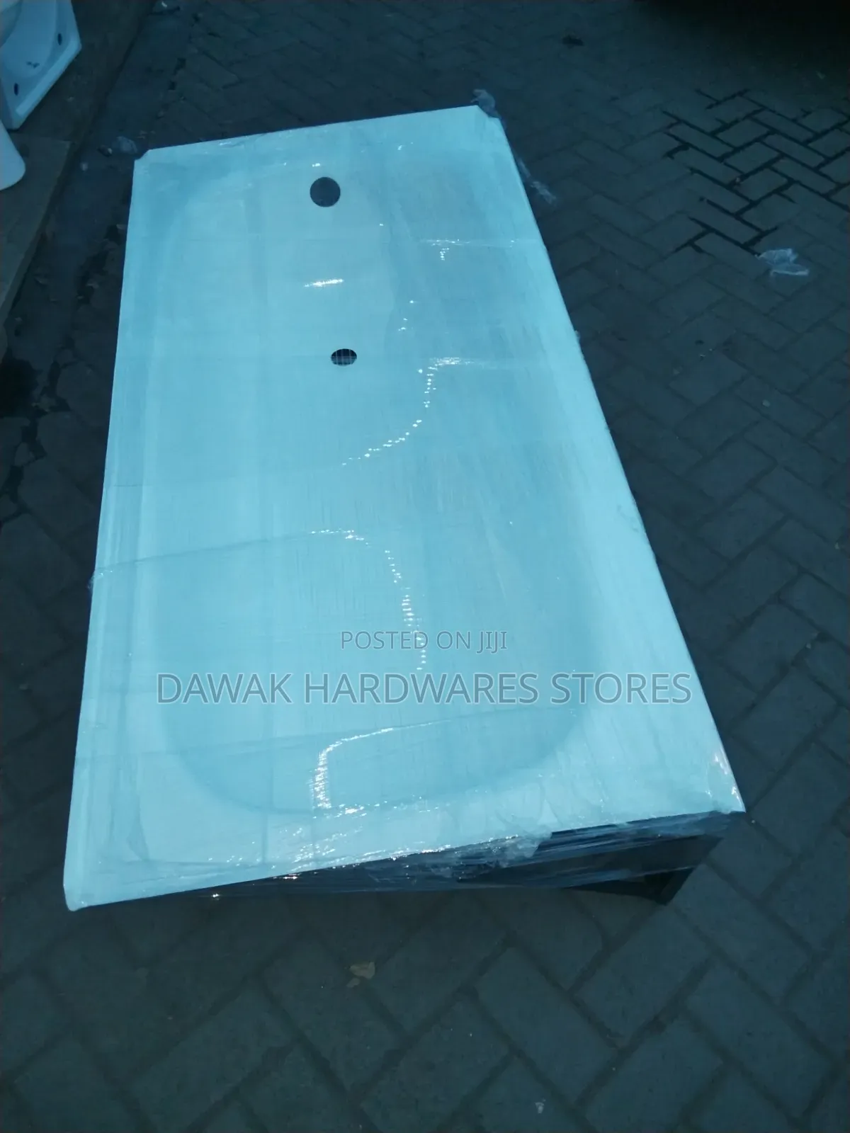 Steel Rectangular Built-in Bathtub