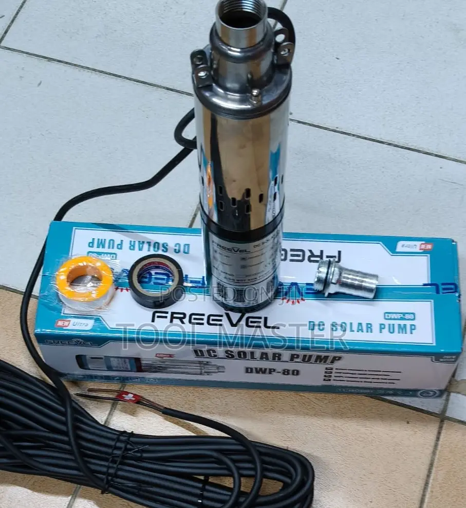 Freevel Submersible Solar Pump/50 M Head 24v Submersible Solar Pump