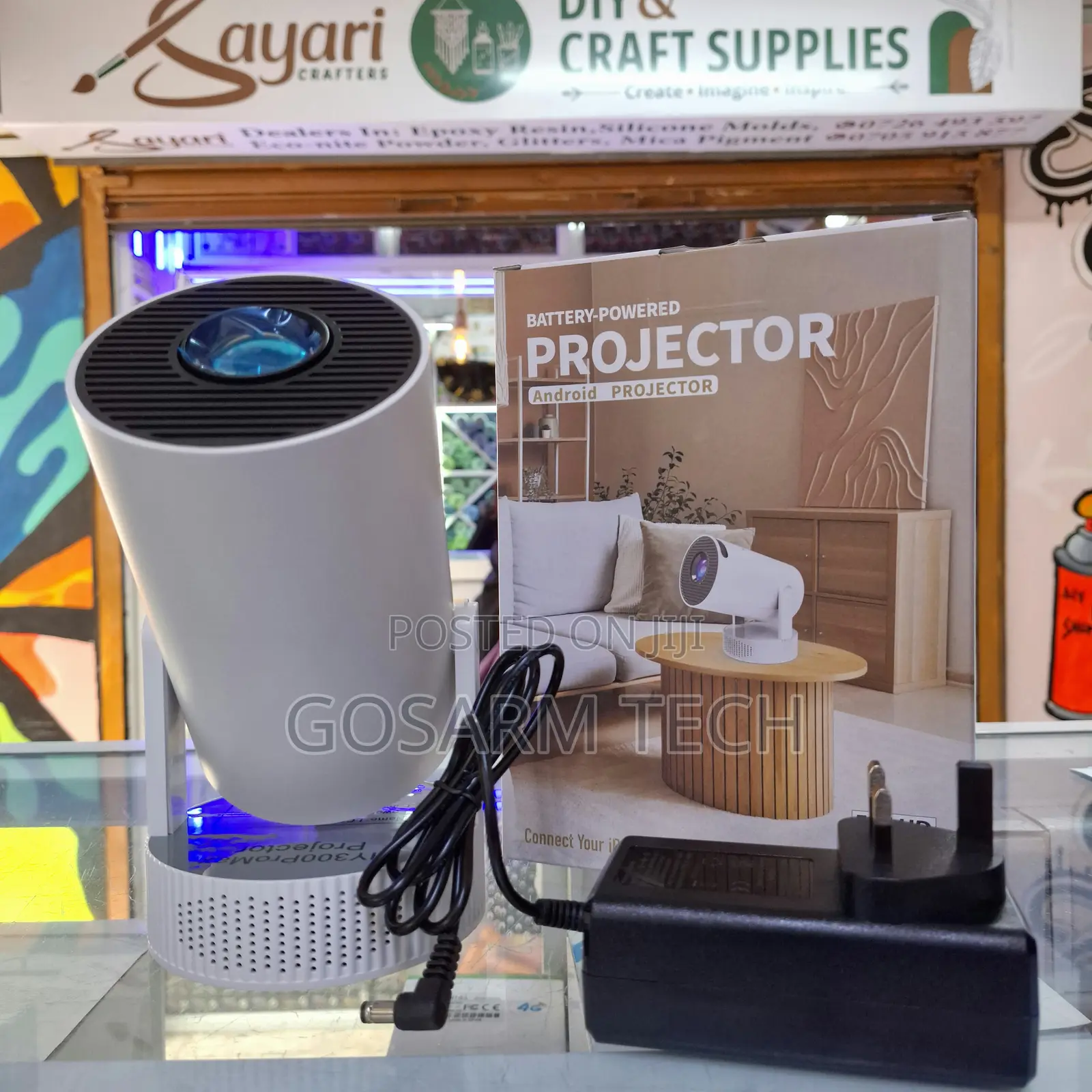 Latest HY300 PRO Max Rechargeable Projector Mini Portable Projector