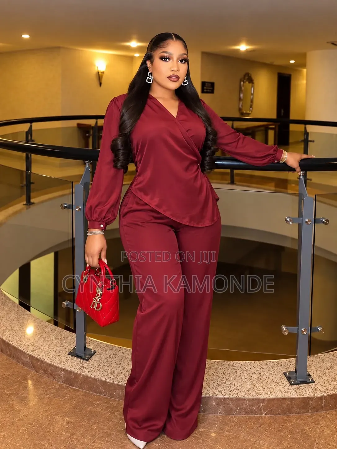 Satin Two Piece Set