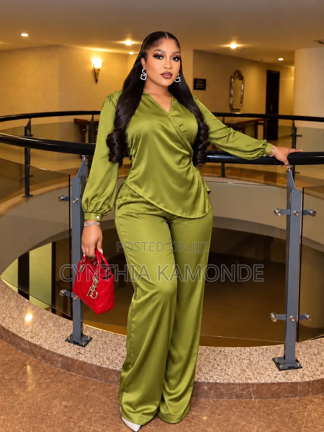 Satin Two Piece Set