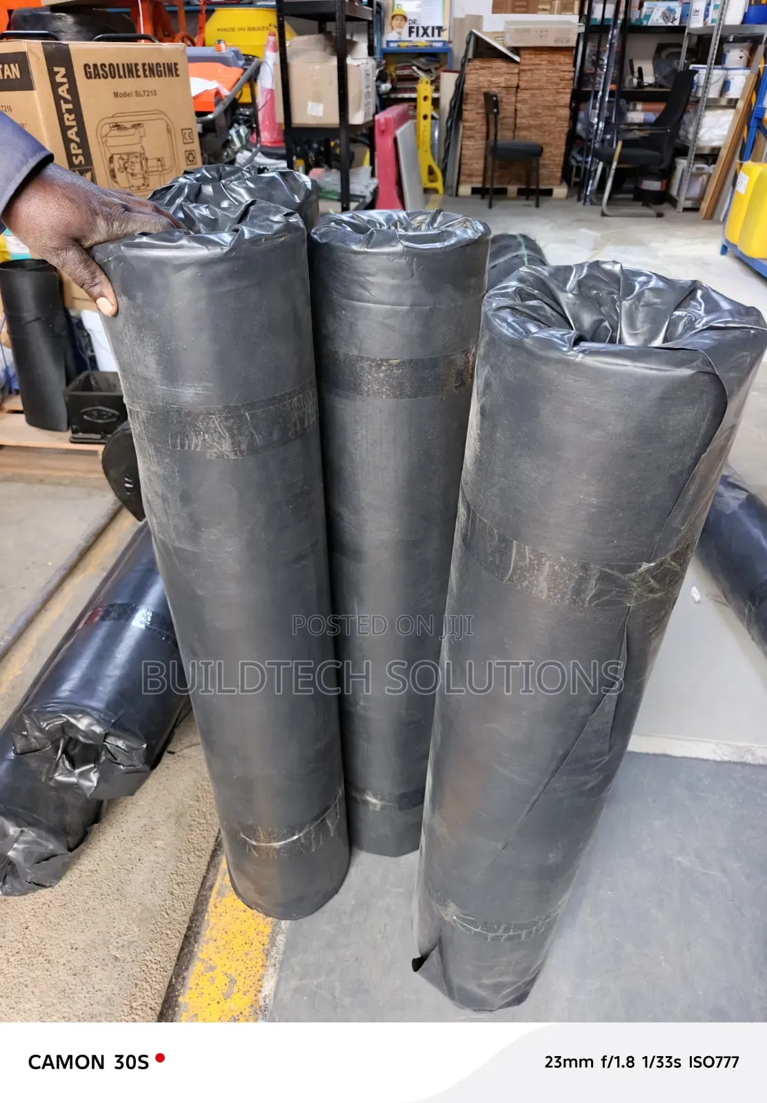 Black Polythene DPM for Dump Proofing
