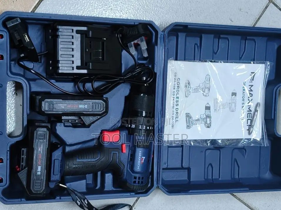 Maxmech 20V Cordless Drill/20v 1.5ah Maxmech Cordless Drill