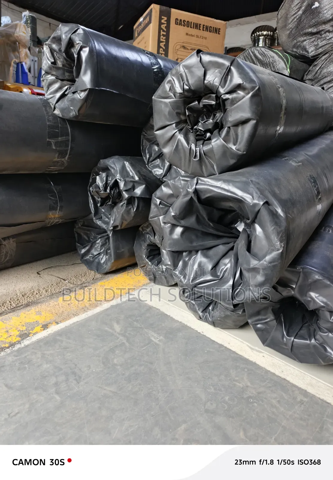 Heavy Duty Black Polythene Sheet Roll/DPM