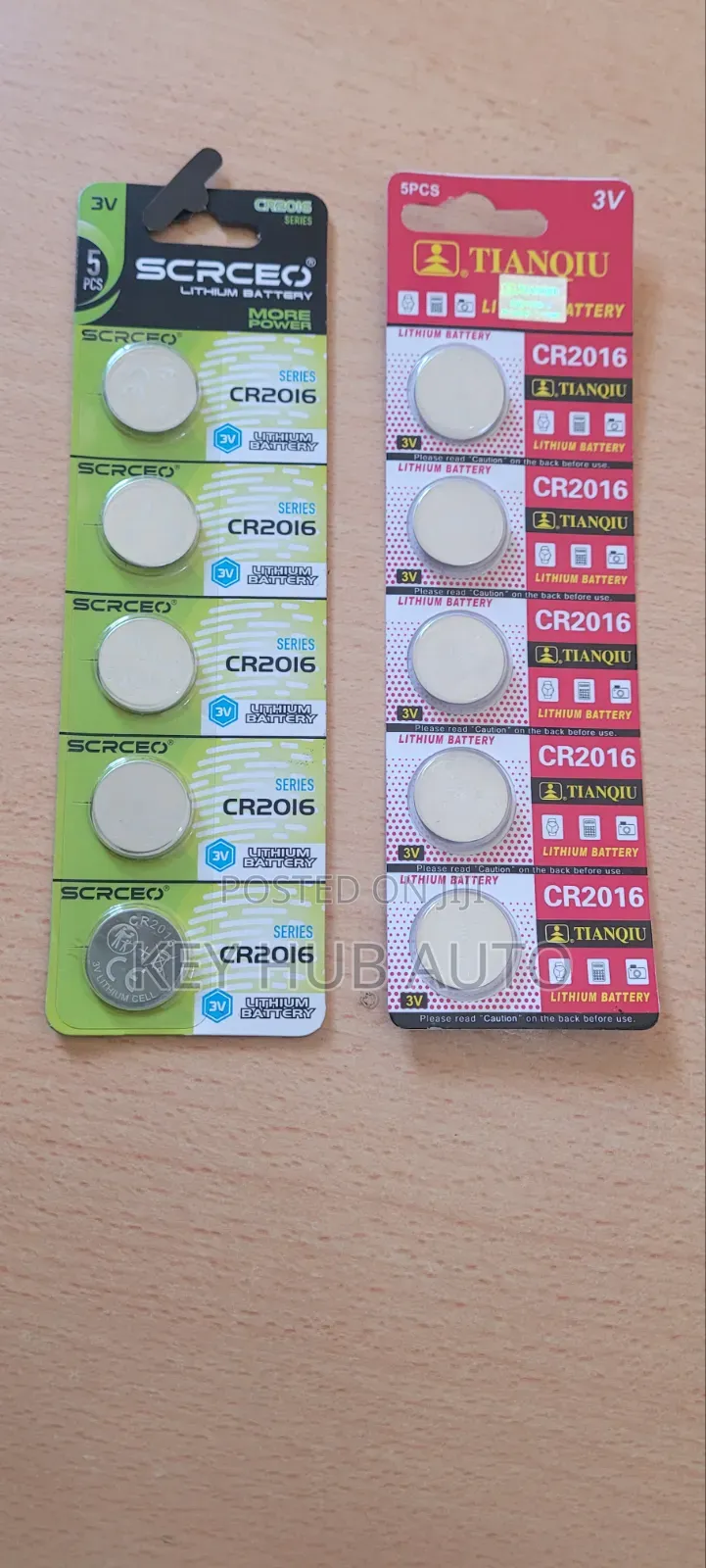 Car Key Batteries