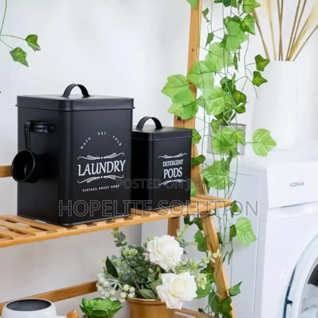 3pcs Laundry Detergent Storage Canister