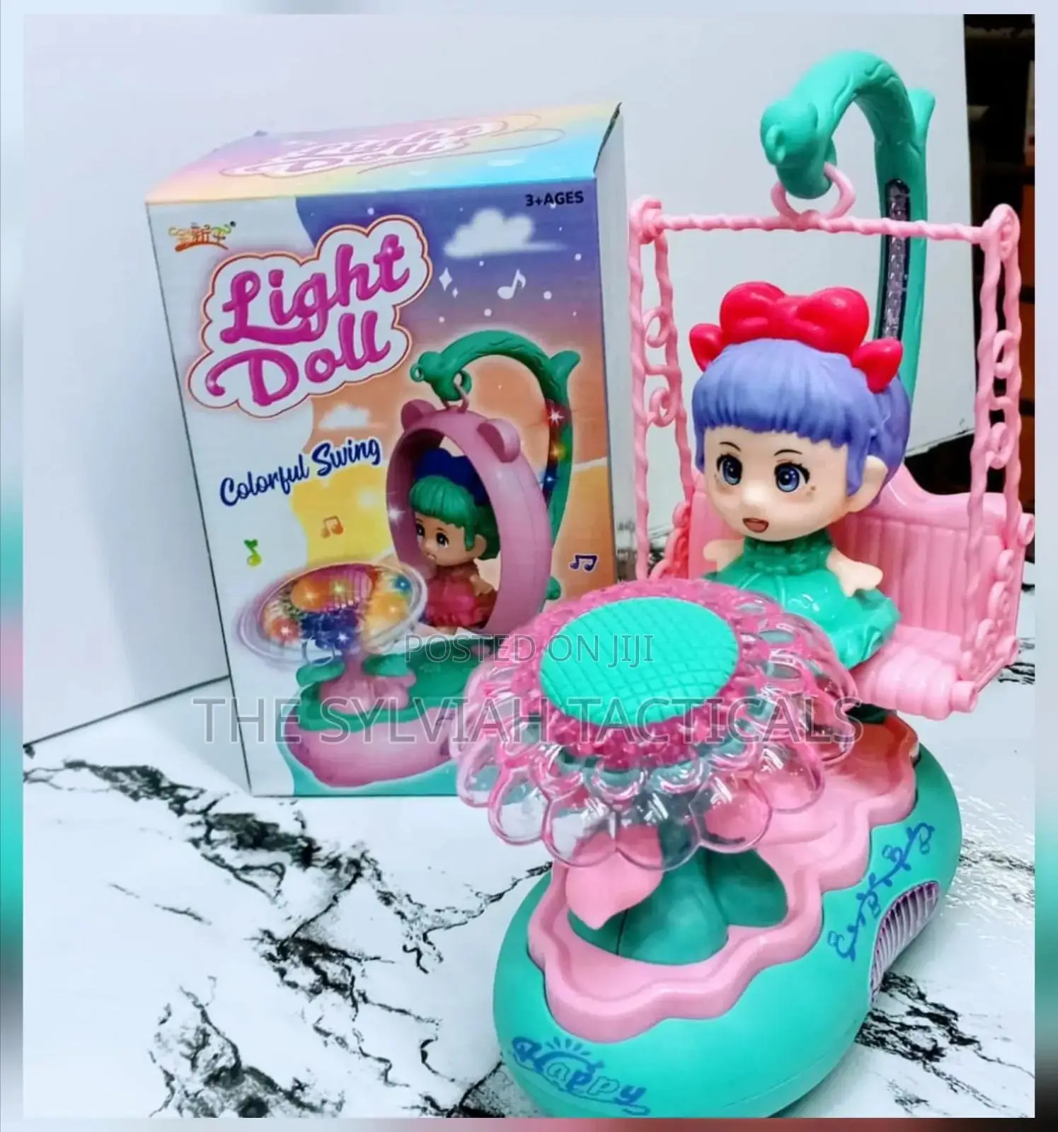 Swing Dolly Operated With Battery, Lights and Sound