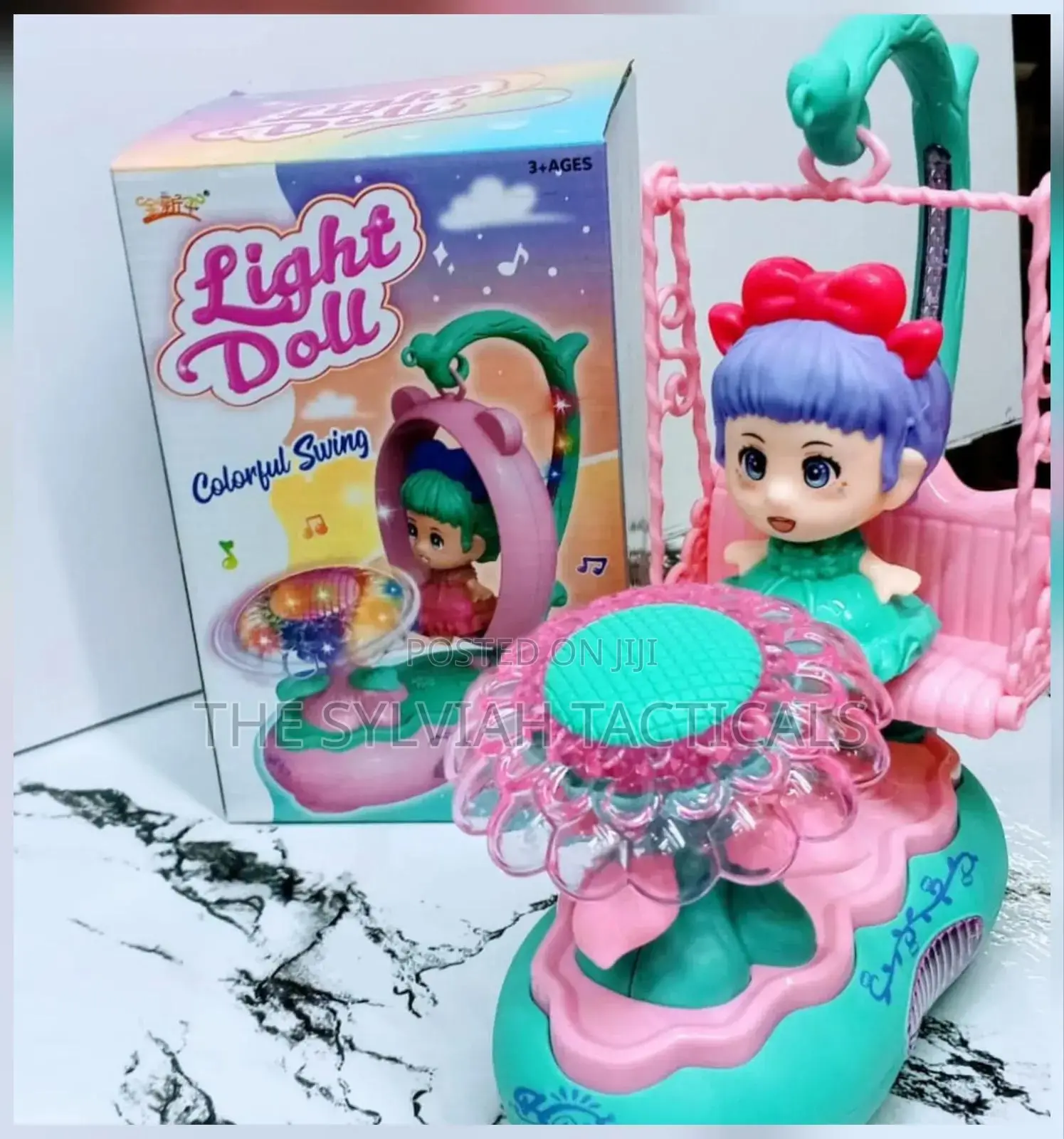 Swing Dolly Operated With Battery, Lights and Sound