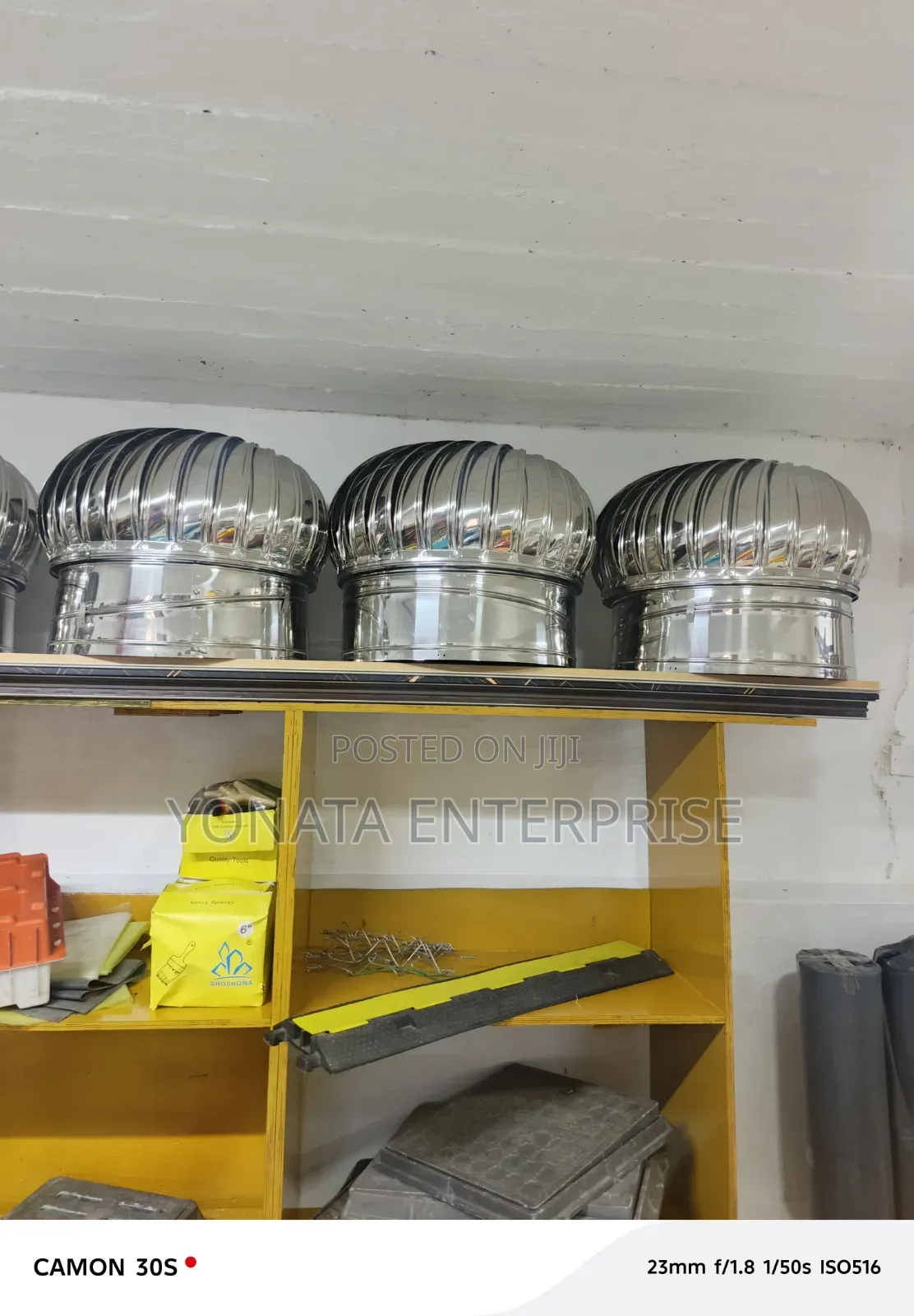 500mm Turbine Cyclone Ventilators (Stainless)